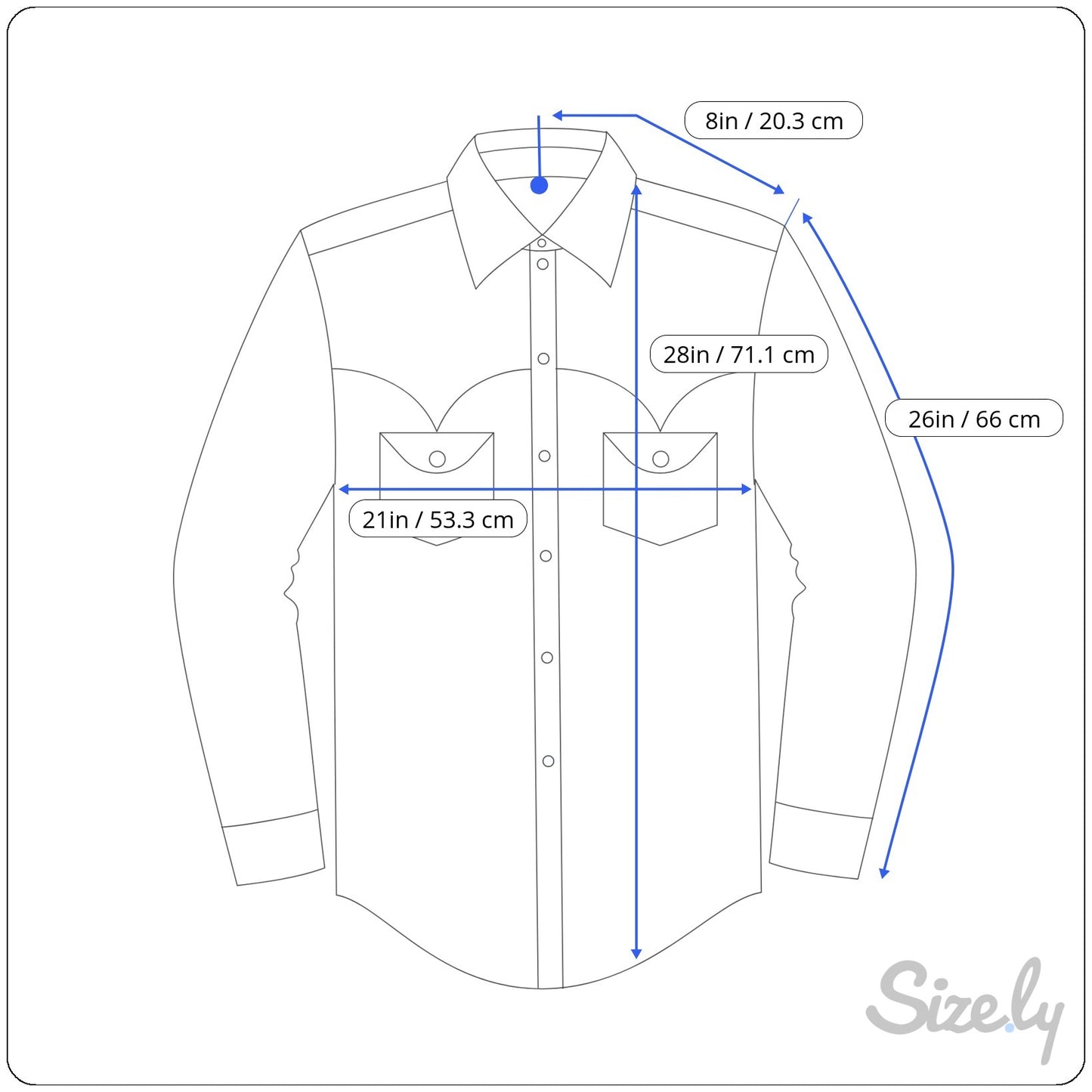 Levi's Dark Wash Denim Western Snap Button Shirt Top