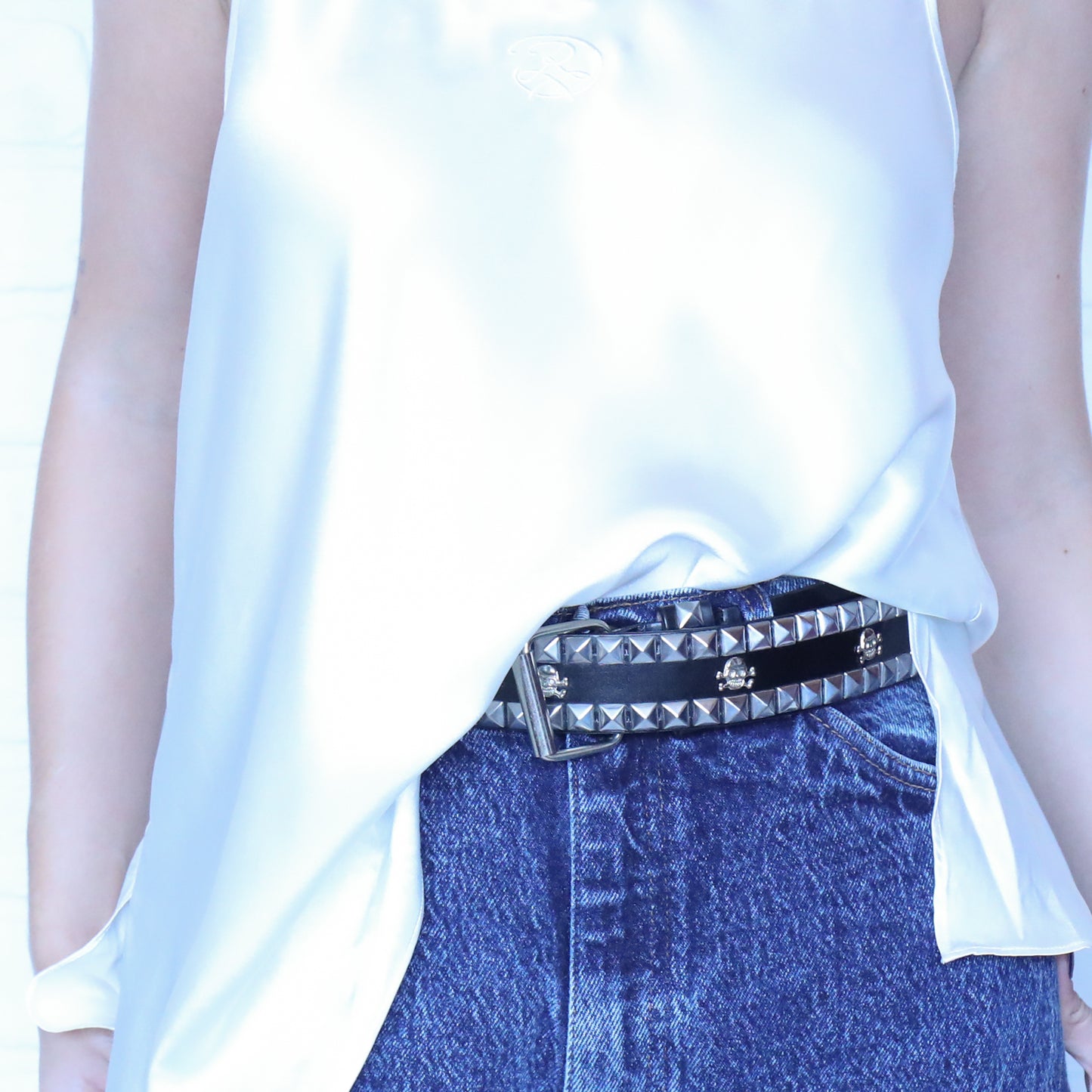 Punk Rock Studded Leather Belt