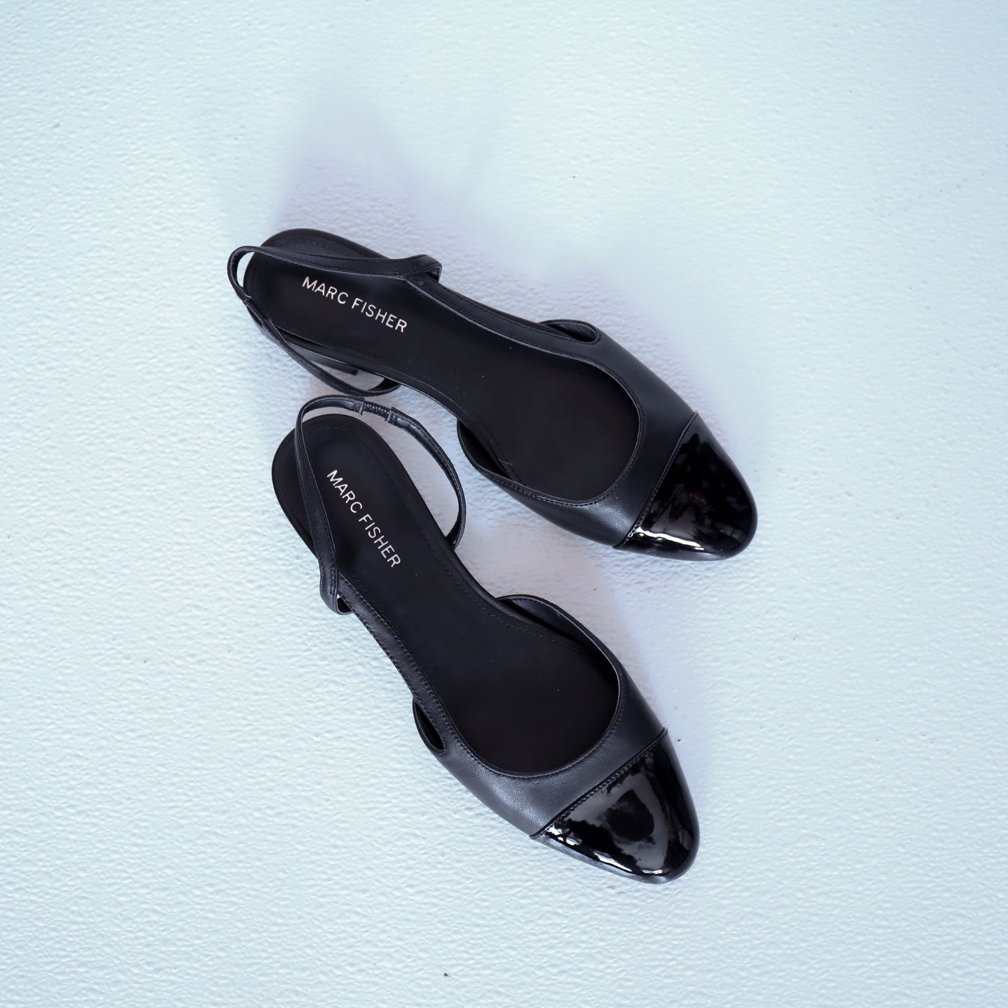 Marc Fisher Dela Sling Back Patent Leather Flats