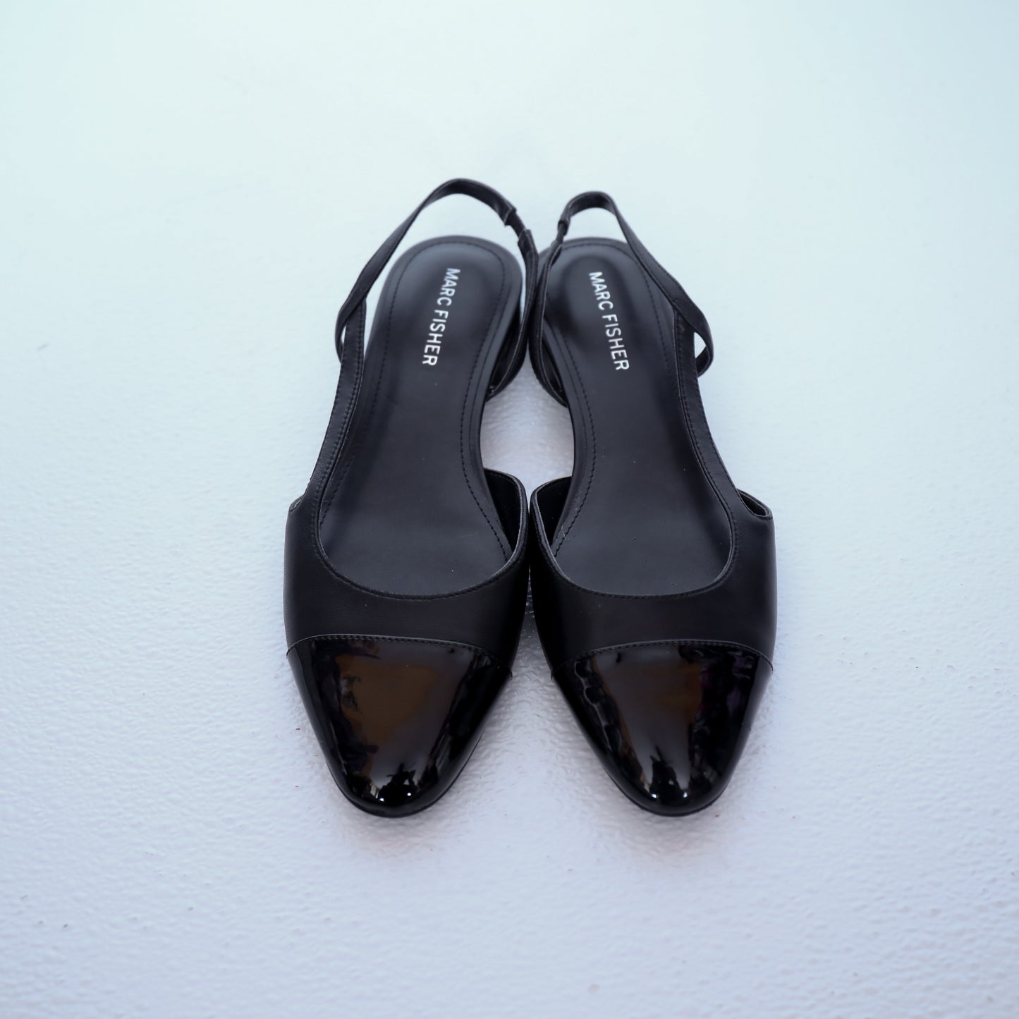 Marc Fisher Dela Sling Back Patent Leather Flats