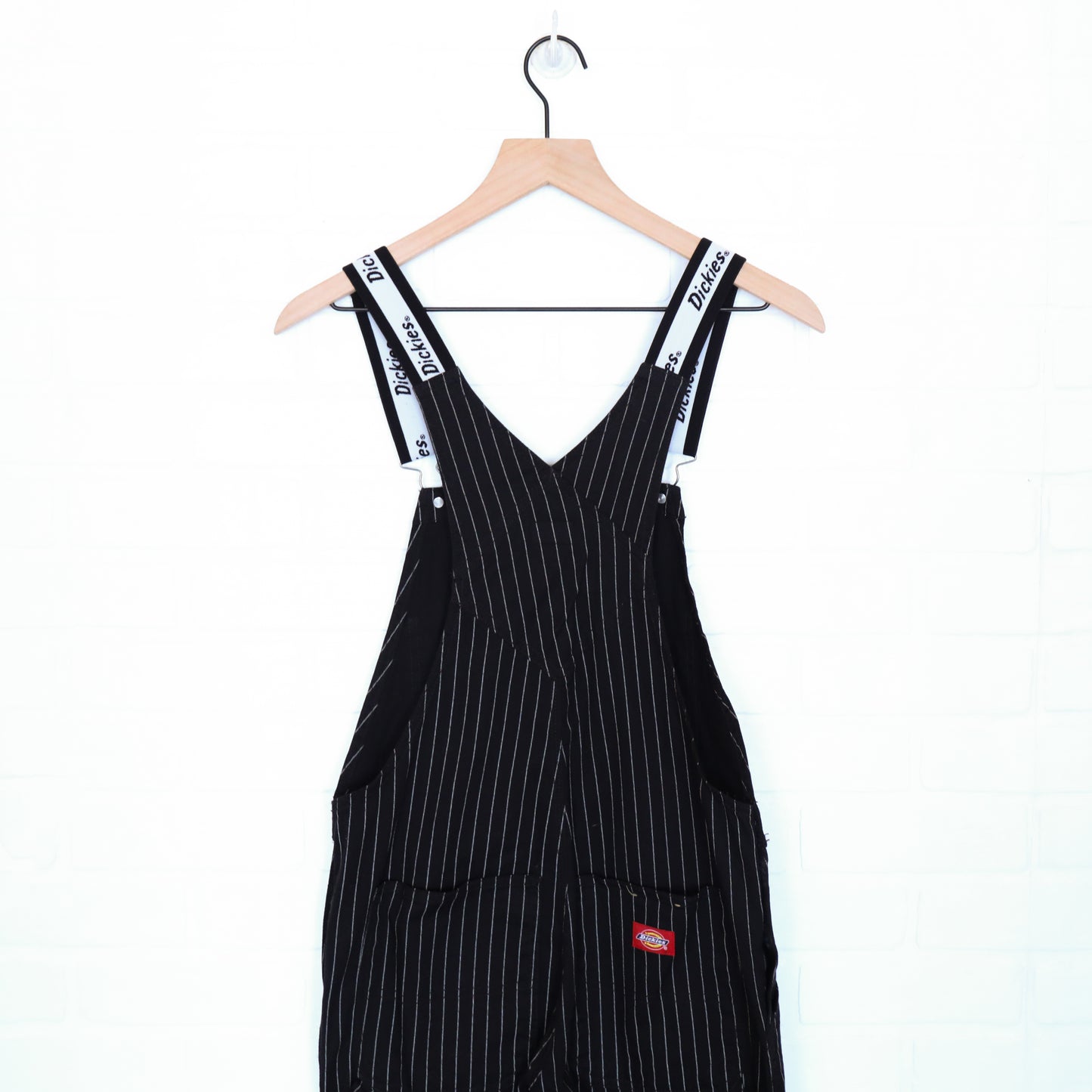 Dickies Black & White Pinstripe Overalls