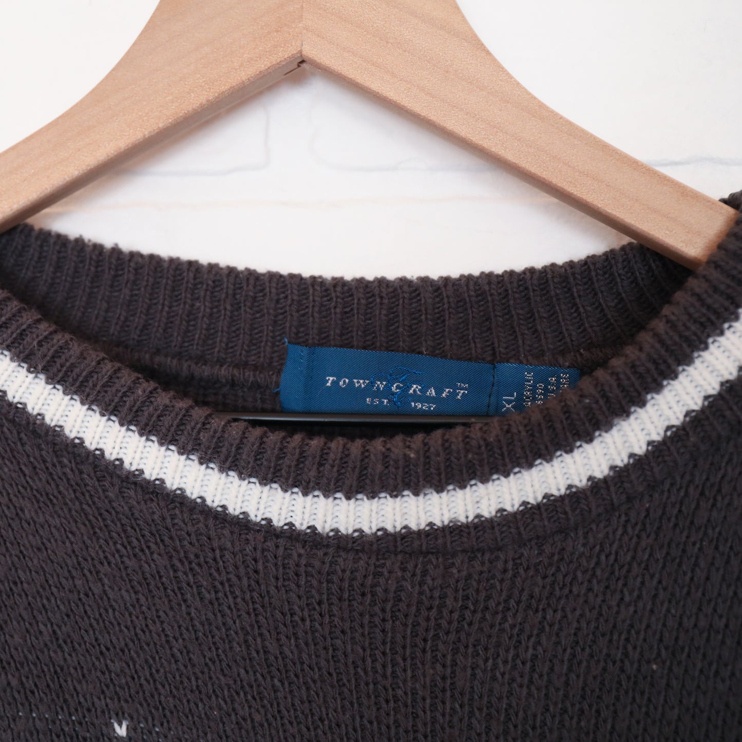 Vintage Towncraft Oversized Crew Neck Sweater