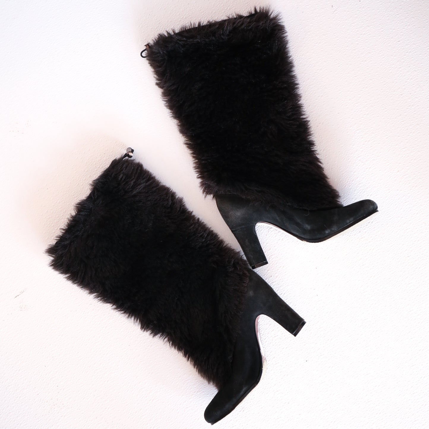 Sam Edelman Faux Fur Heel Knee Boots