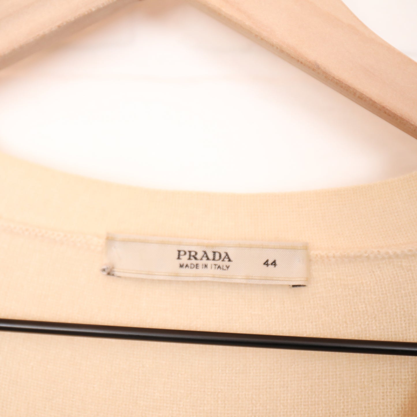 Prada Cream / Ivory Soft Cardigan Sweater Size Small
