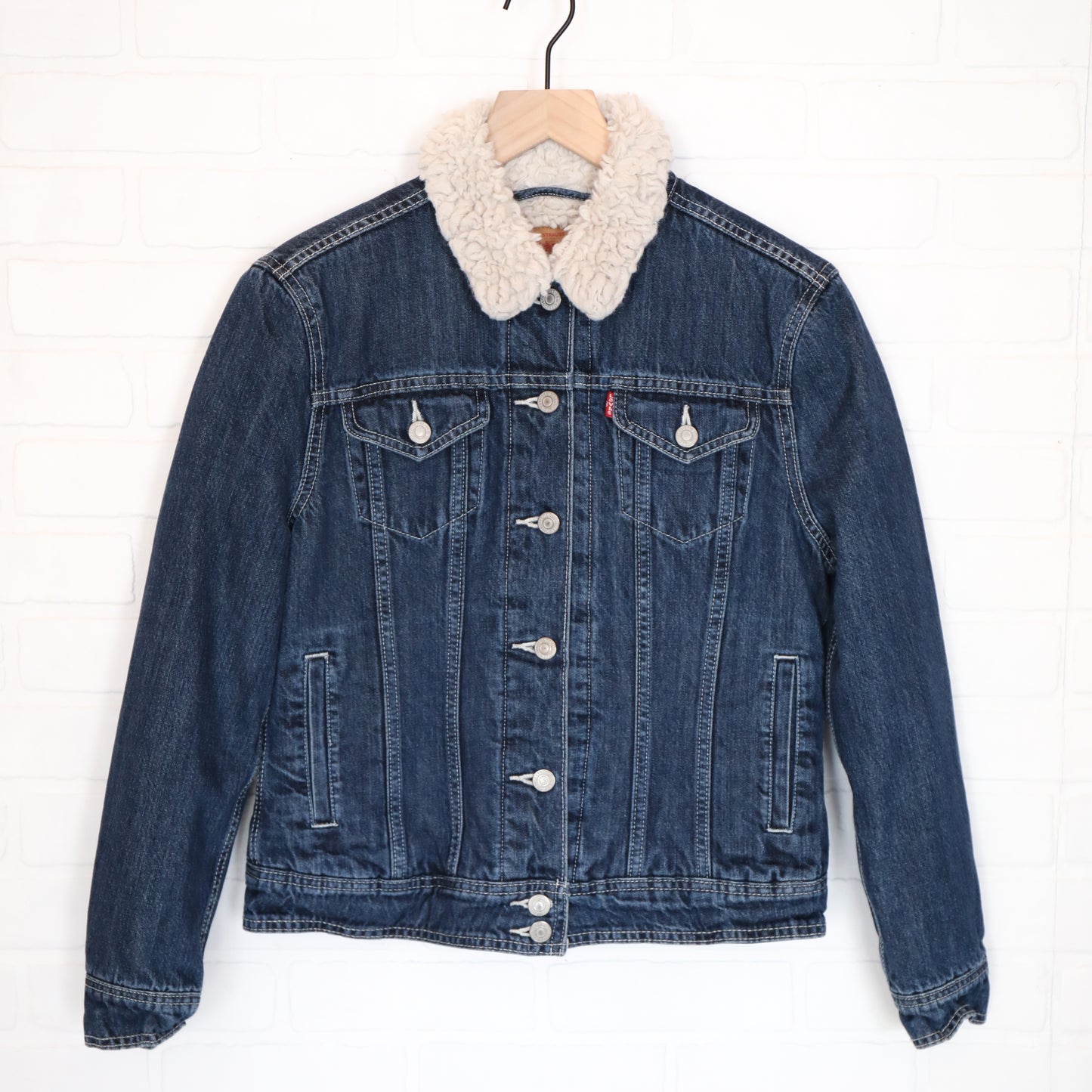 Levi's Sherpa Lined Denim Trucker Jacket