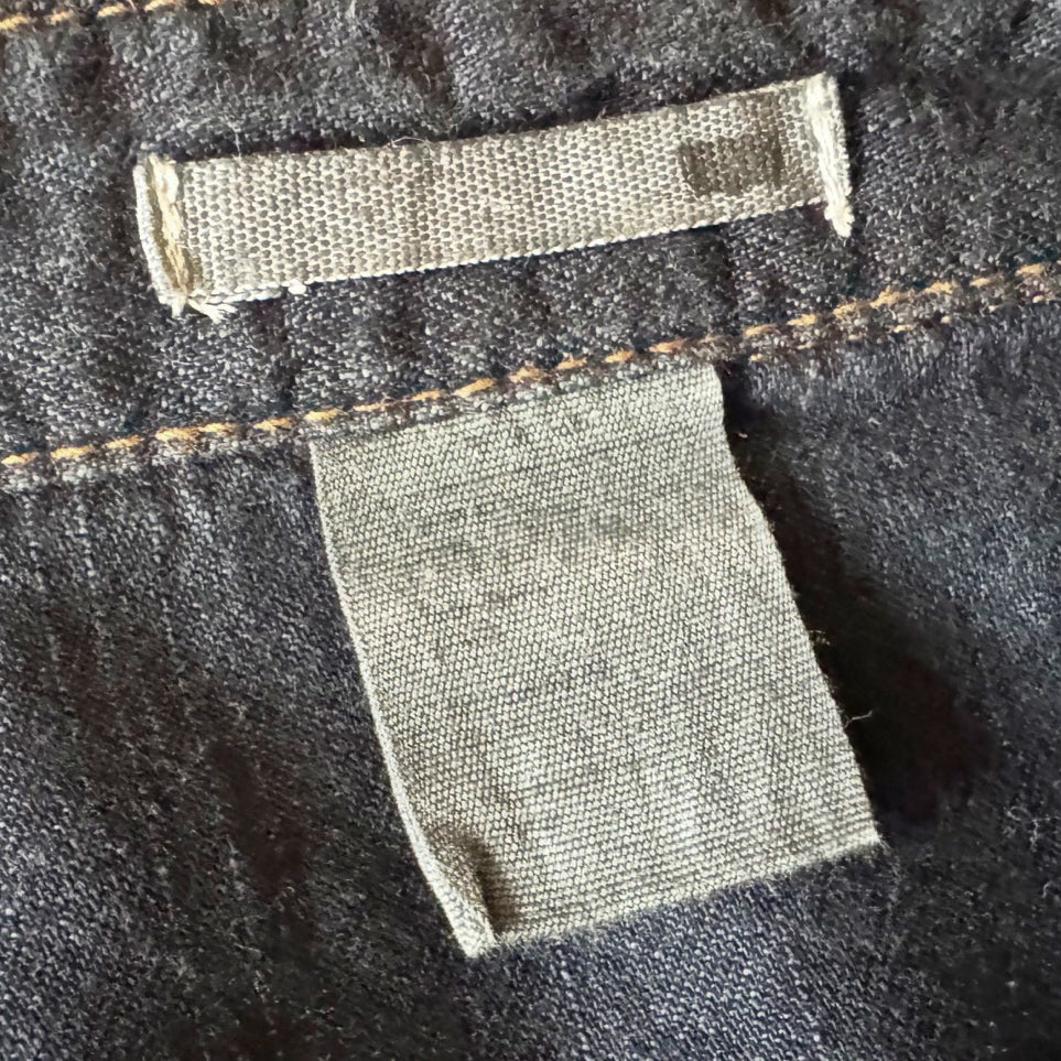 Levi's Dark Wash Denim Western Snap Button Shirt Top