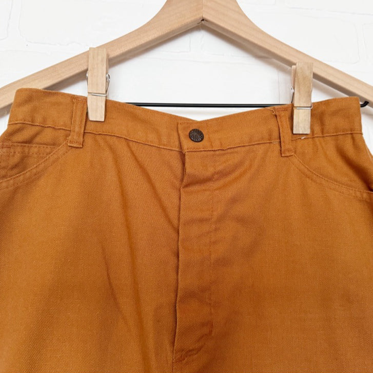Vintage Candie's Burnt Orange Midi Skirt