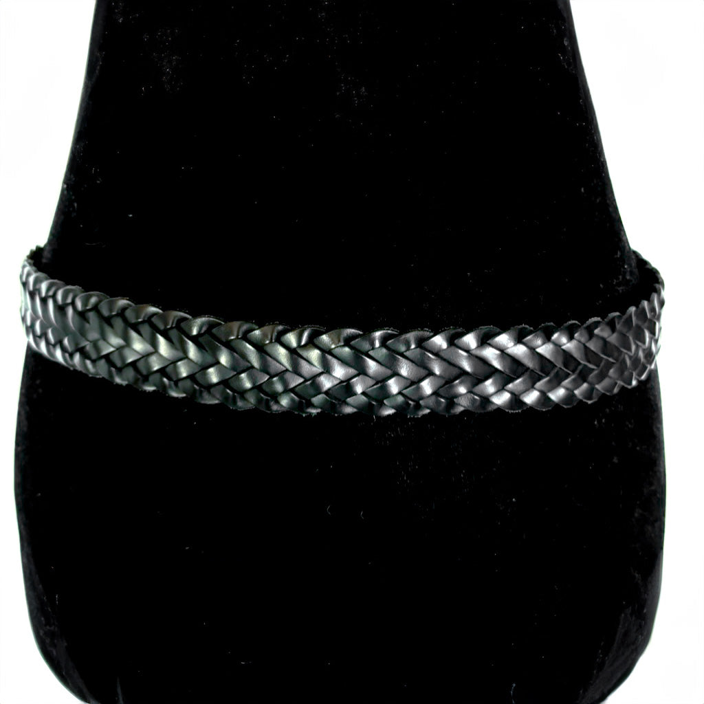 Unbranded Black Braided Leather Belt
