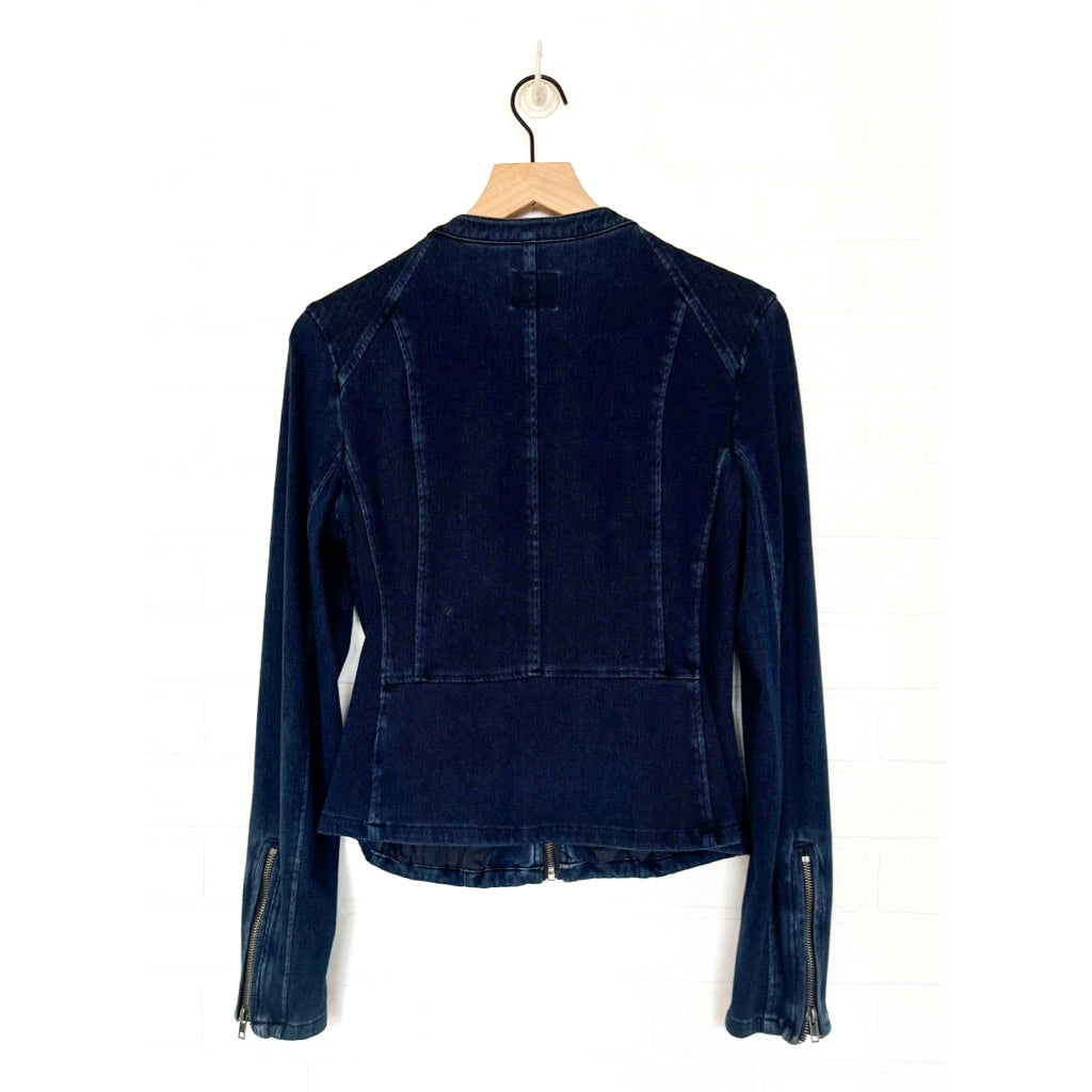 Liverpool Denim Moto Jacket