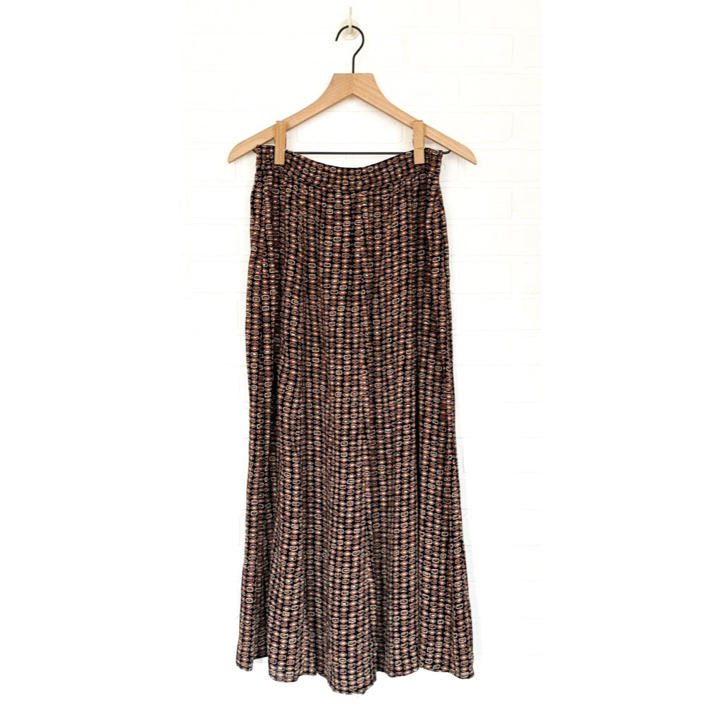 Vintage Mike's Girl Brand Printed Maxi Skirt