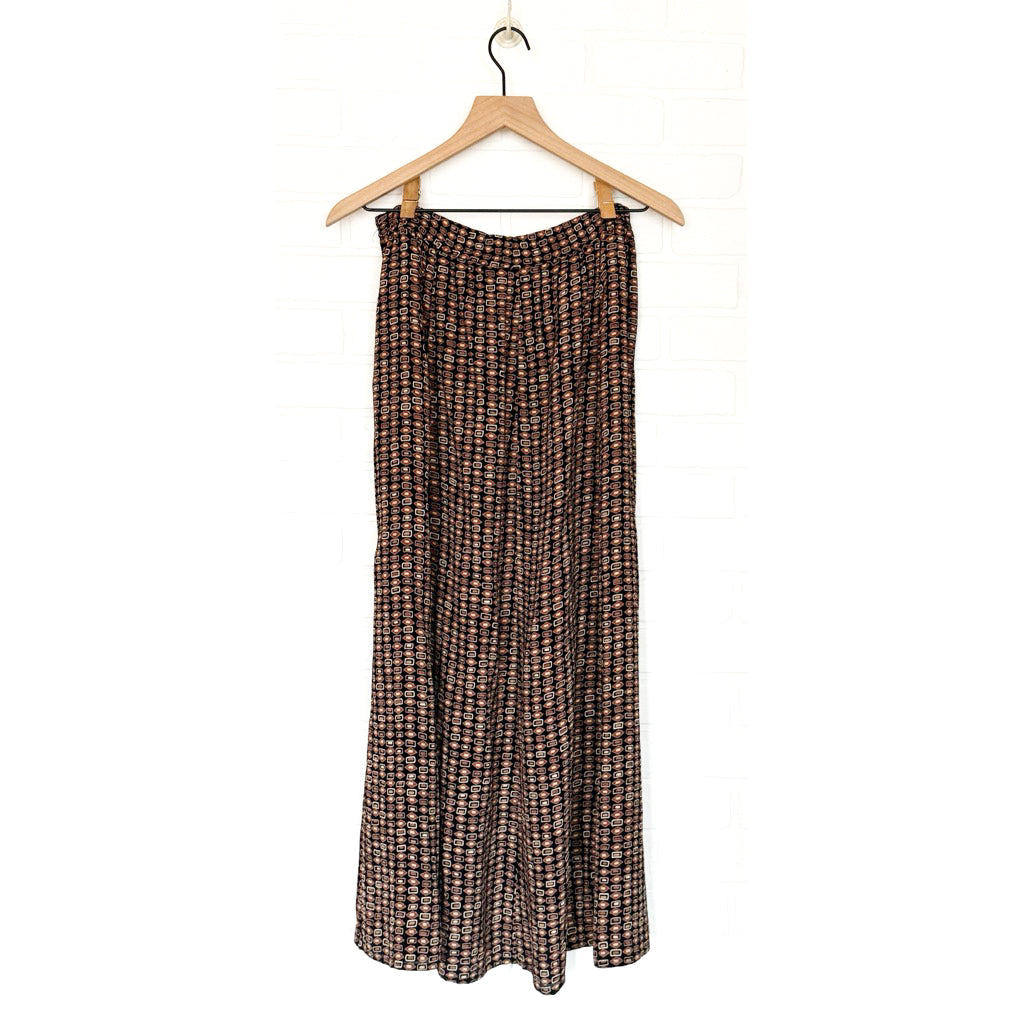 Vintage Mike's Girl Brand Printed Maxi Skirt