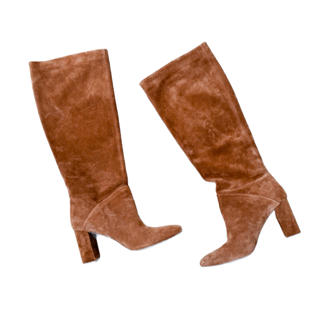 Banana Republic Brown Suede Mid Calf Boots