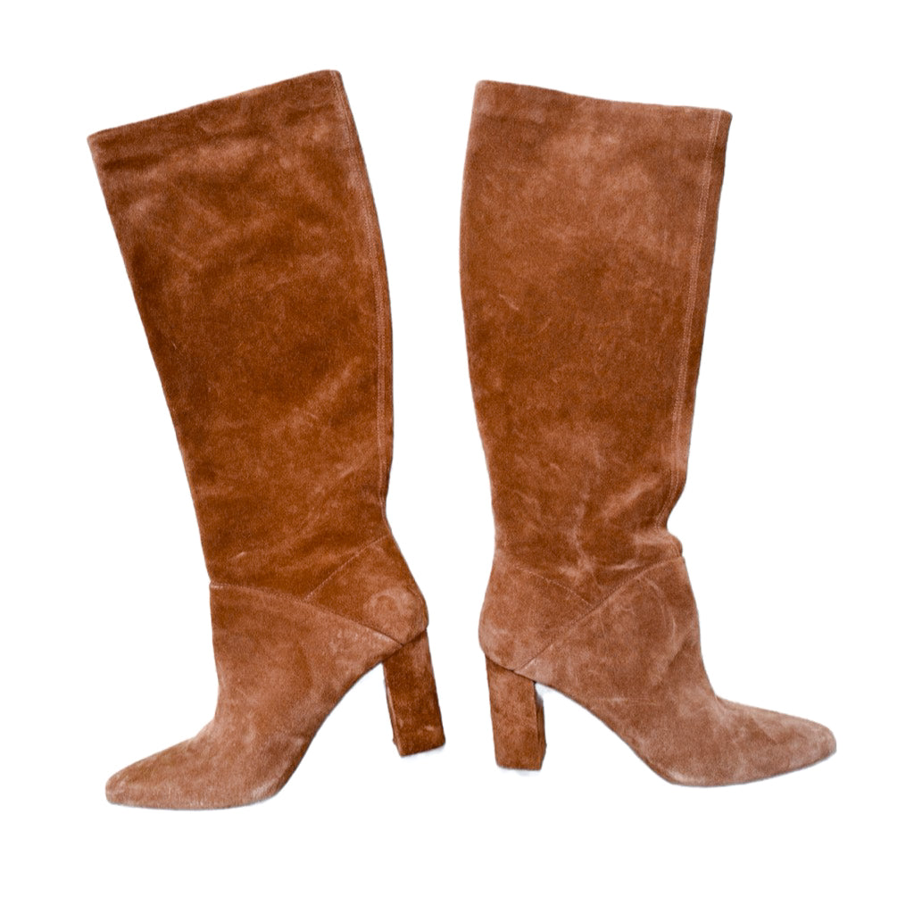 Banana Republic Brown Suede Mid Calf Boots