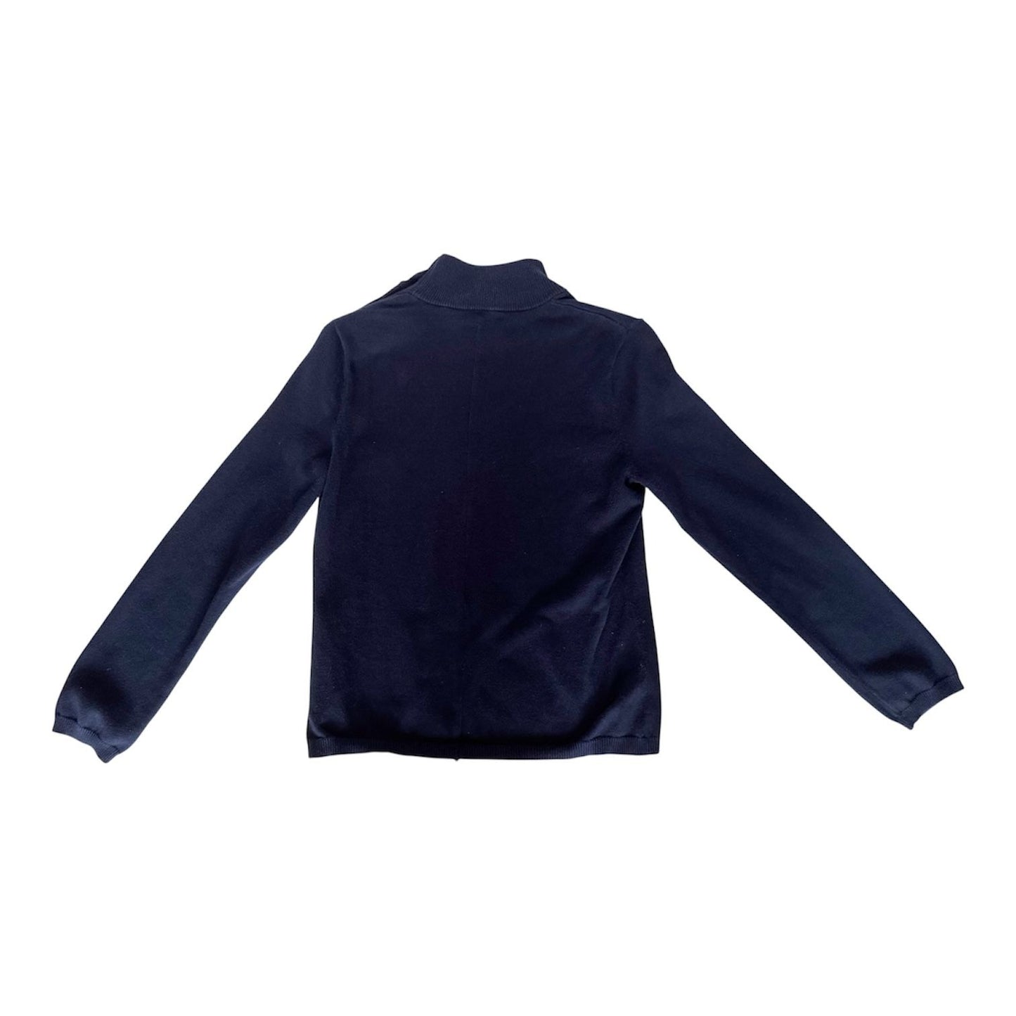 Vintage Lauren Ralph Lauren Navy Mock Neck Emblem Top 90s / 00s