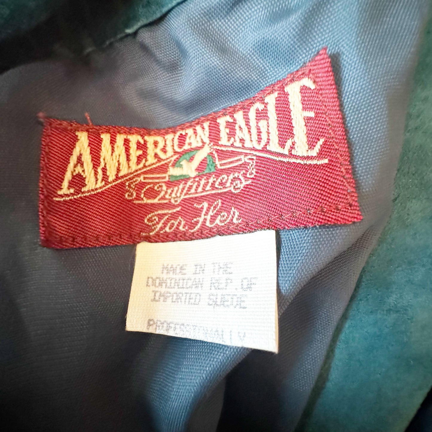 Vintage American Eagle 1990s Suede Knee Length Shorts