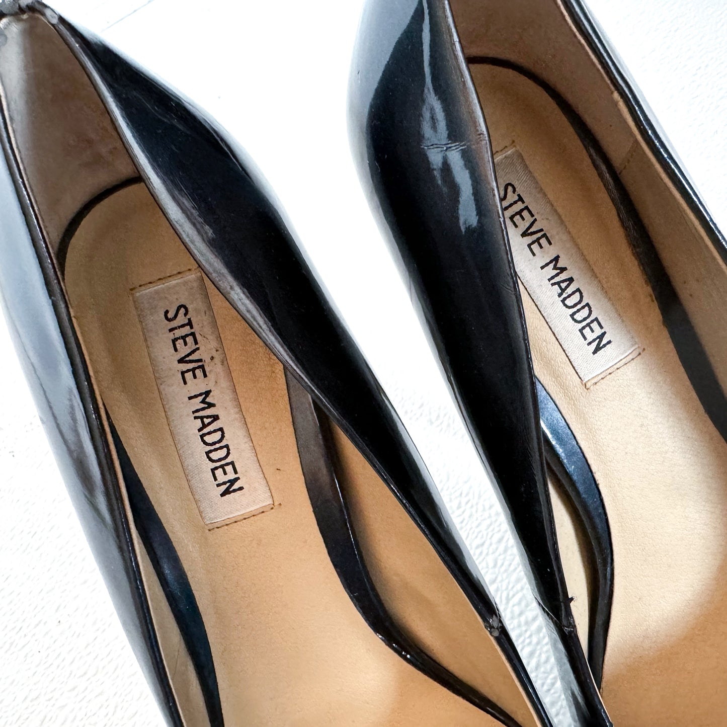 Steve Madden Black Platform Stiletto Heels