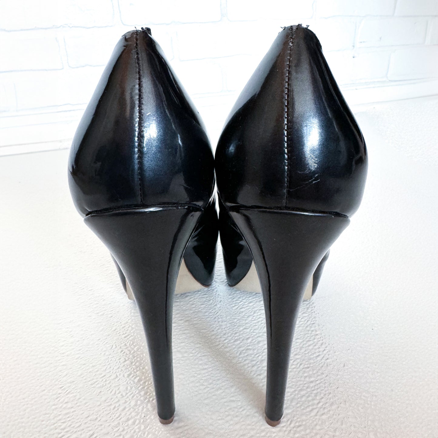 Steve Madden Black Platform Stiletto Heels