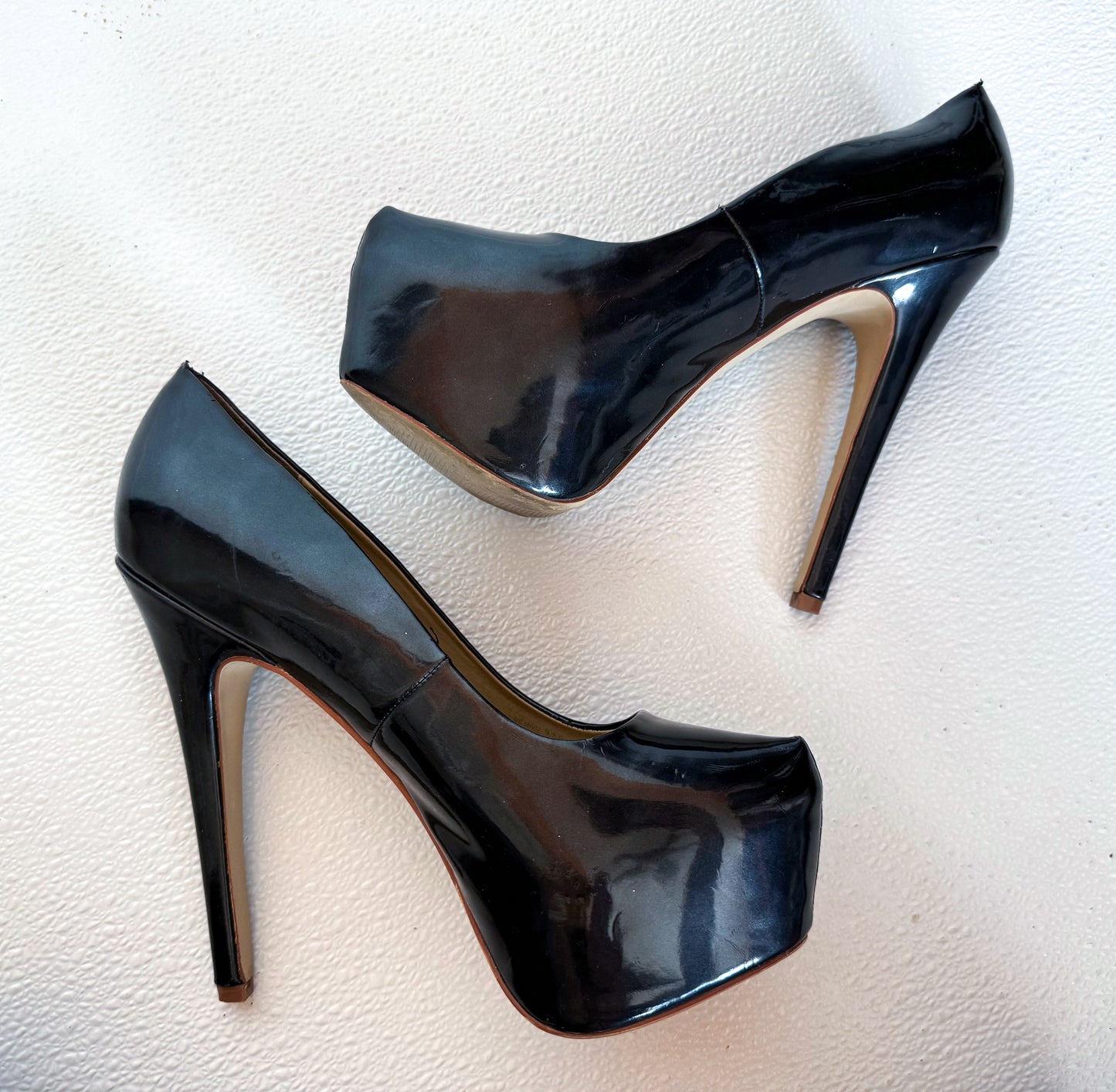 Steve Madden Black Platform Stiletto Heels