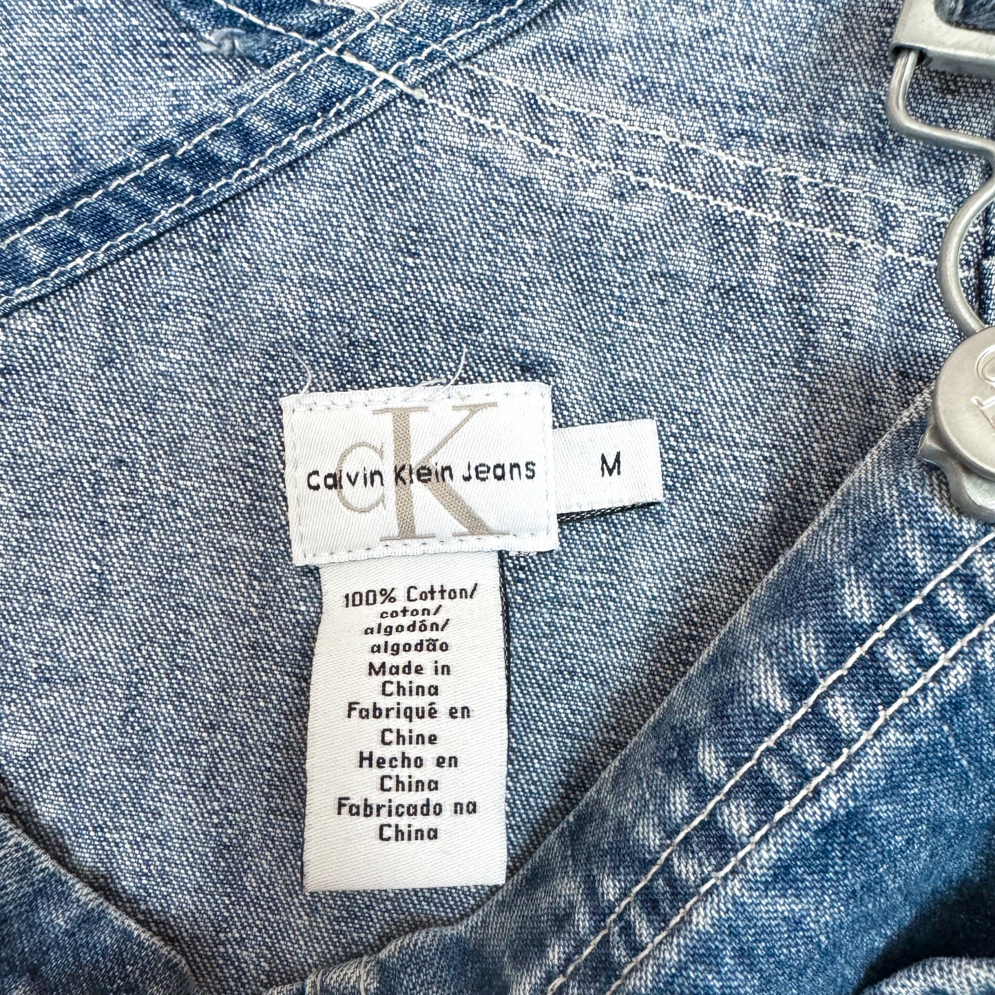 Vintage 1990s Calvin Klein Denim Overalls