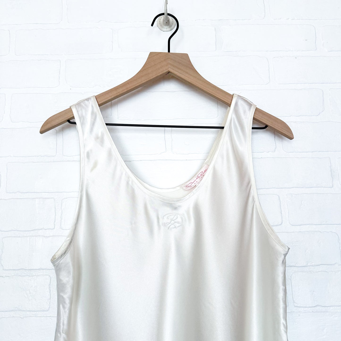 Vintage Oscar de la Renta Pink Label Silky Sleeveless Top