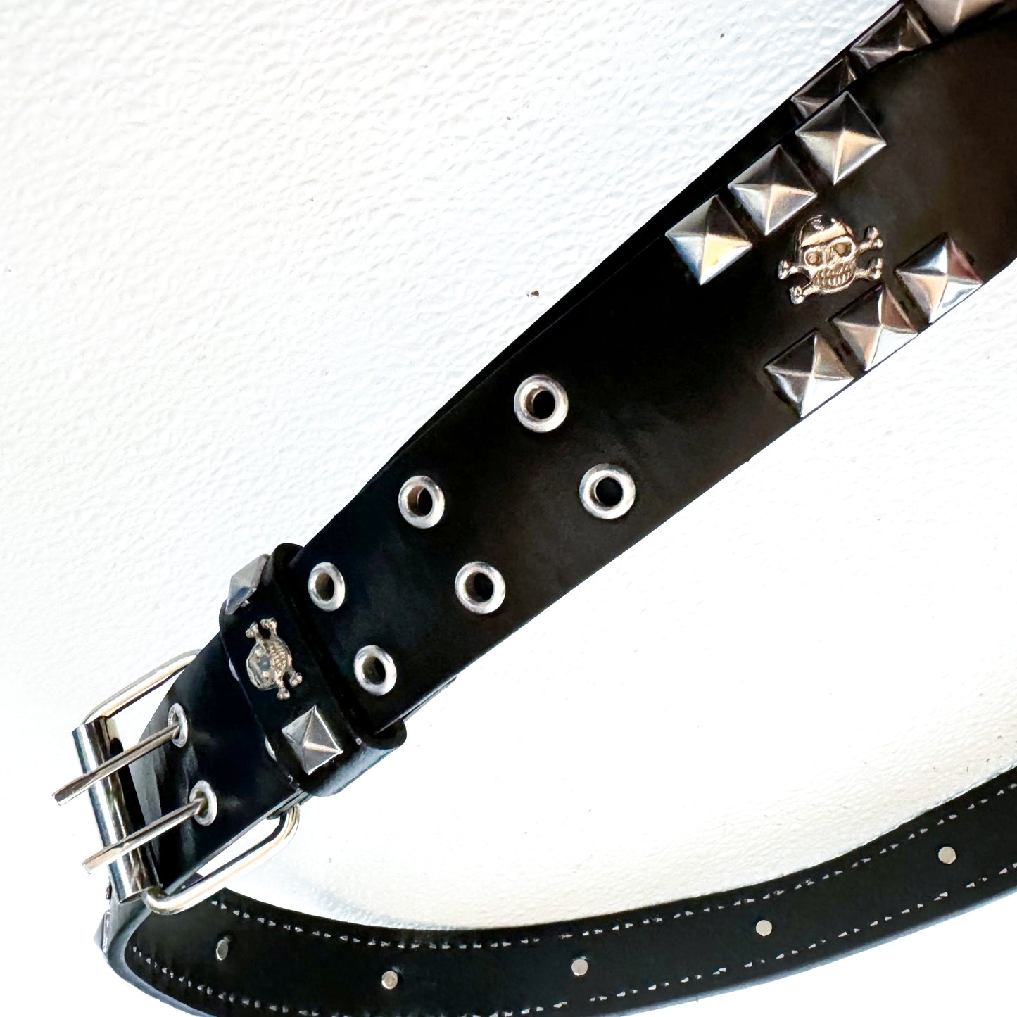 Punk Rock Studded Leather Belt