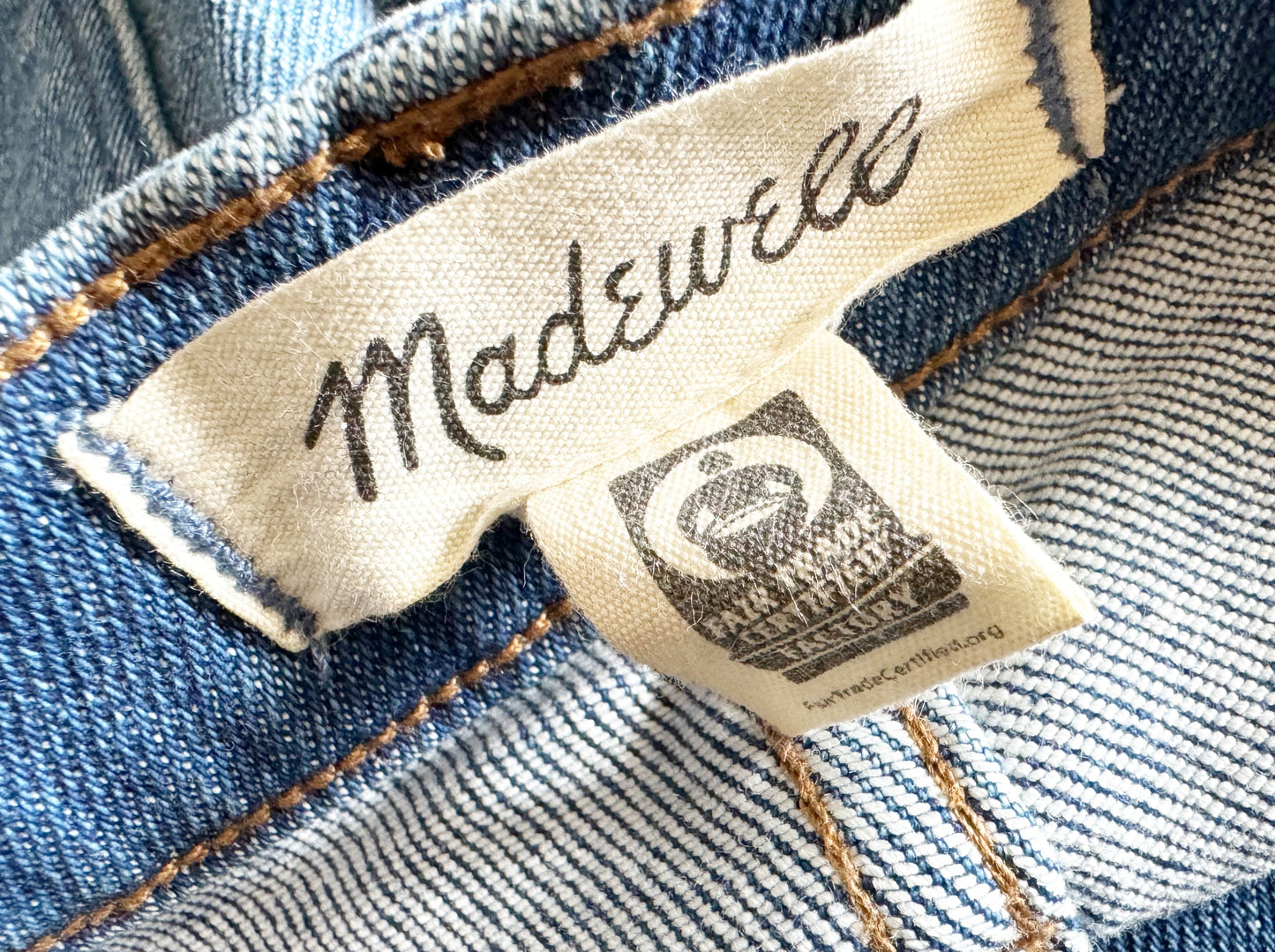 Madewell Stovepipe Hi Rise Straight Leg Jeans