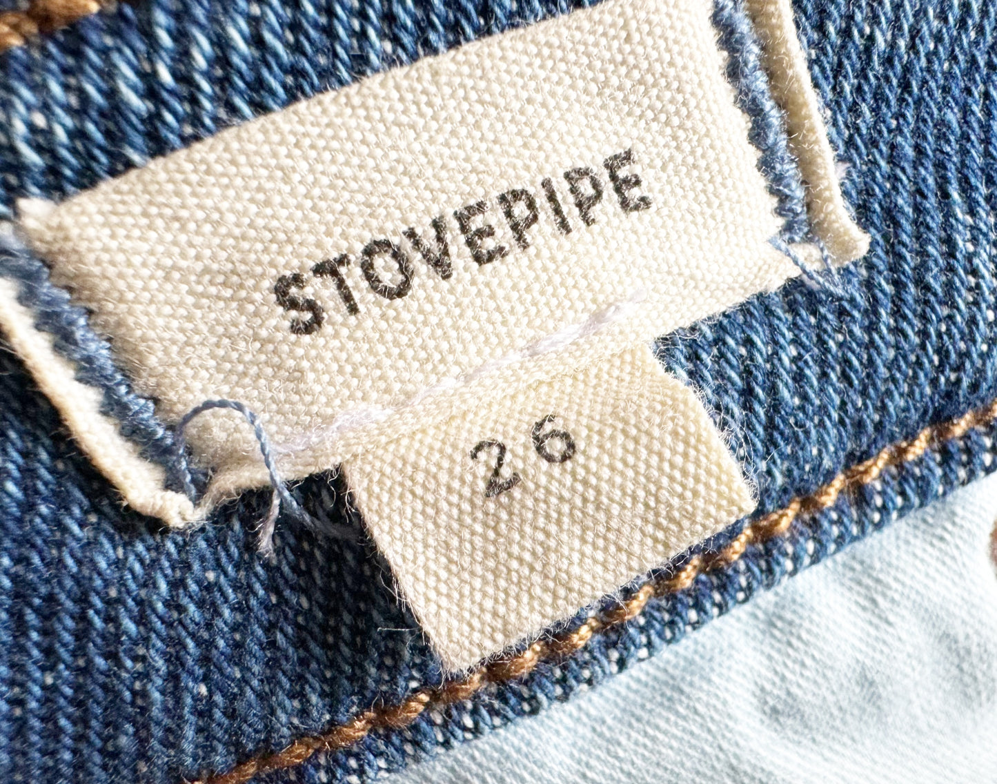 Madewell Stovepipe Hi Rise Straight Leg Jeans