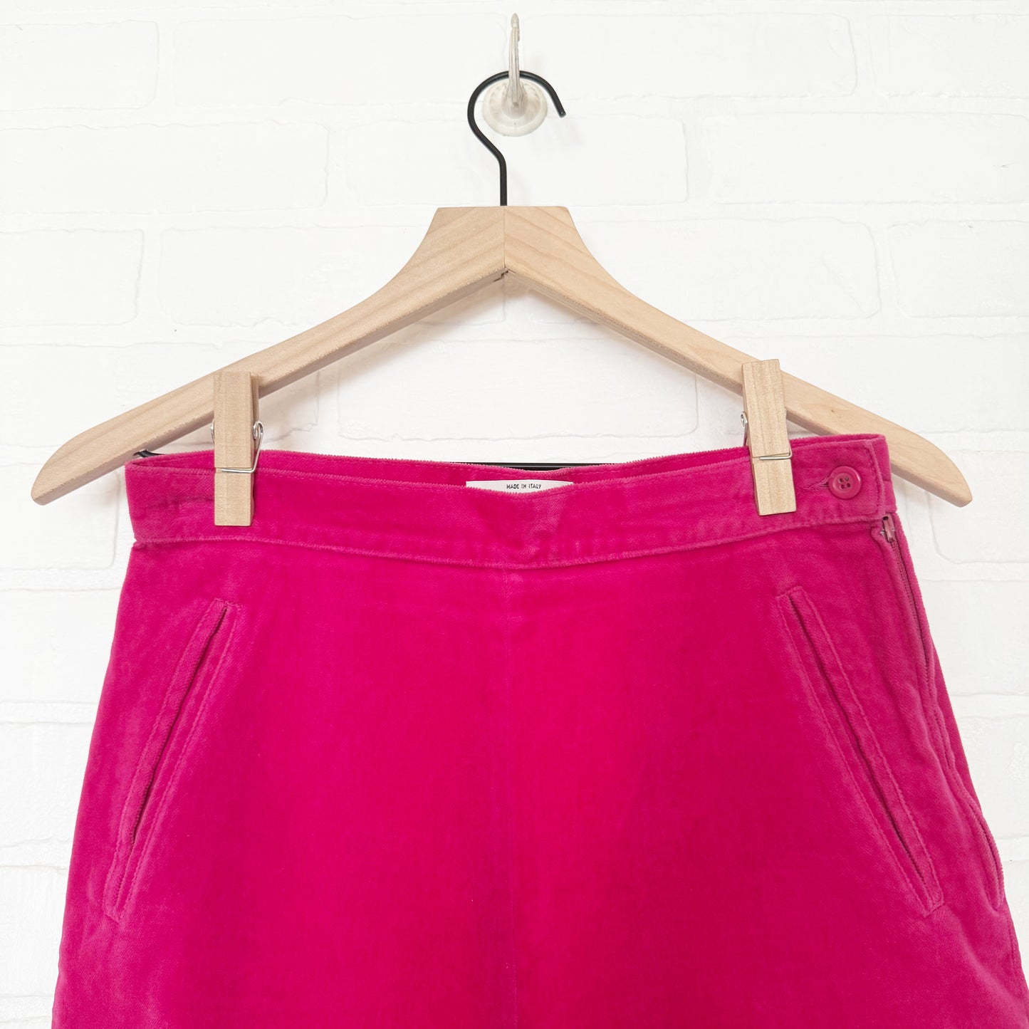 Vintage United Colors of Benetton Pink Velvet Pants