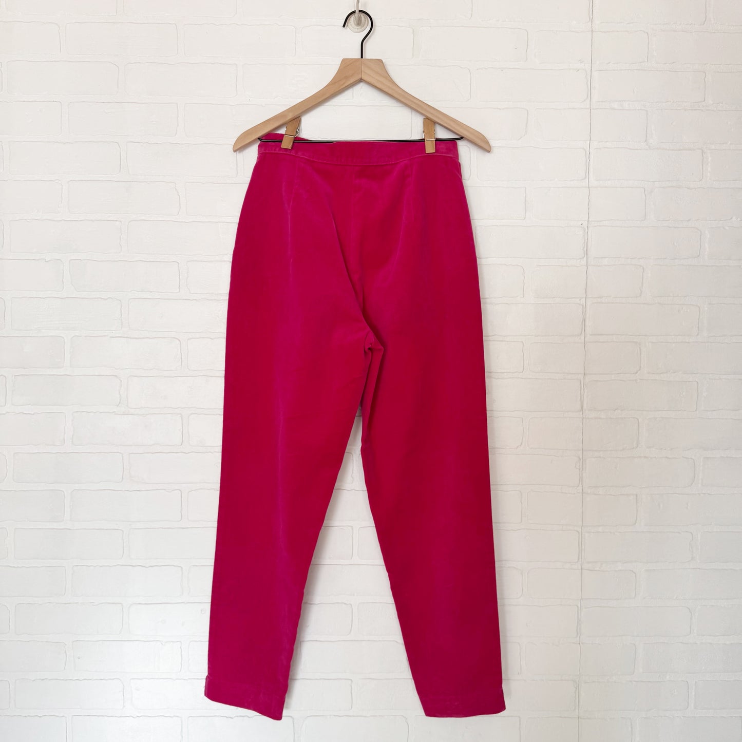 Vintage United Colors of Benetton Pink Velvet Pants