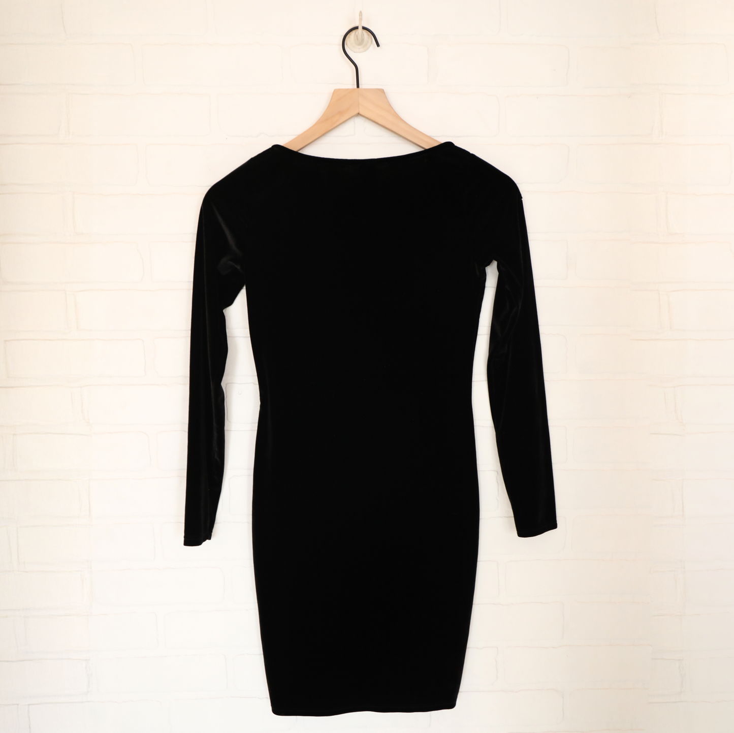 Rachel Pally Black Velvet Form Fitting Dress