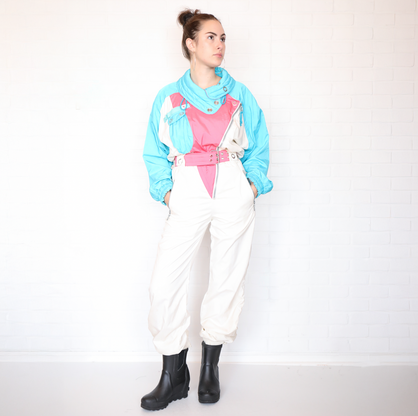 Vintage Kaelin 80s / 90s Color Block Ski Suit