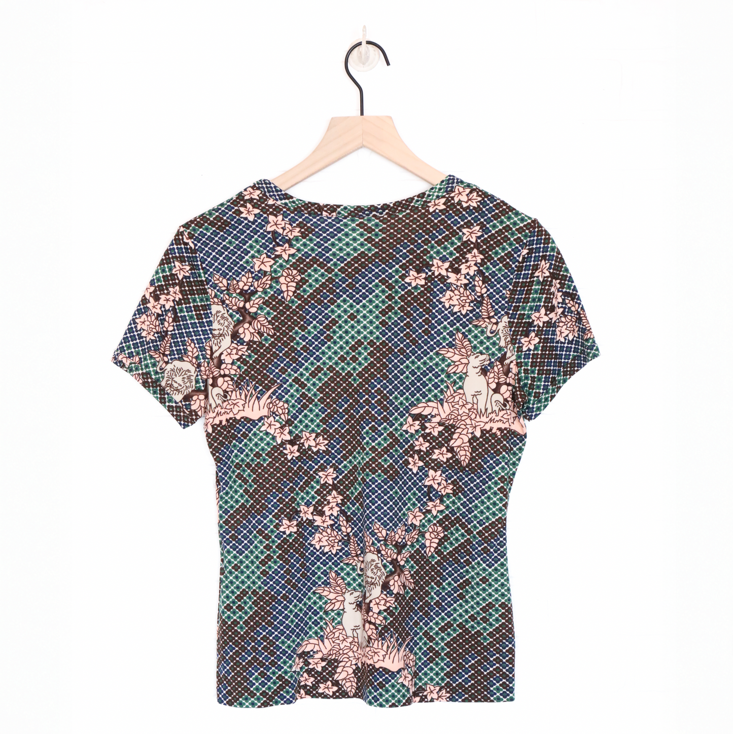 Vintage Panther Brand Floral Lion & Lioness Shirt