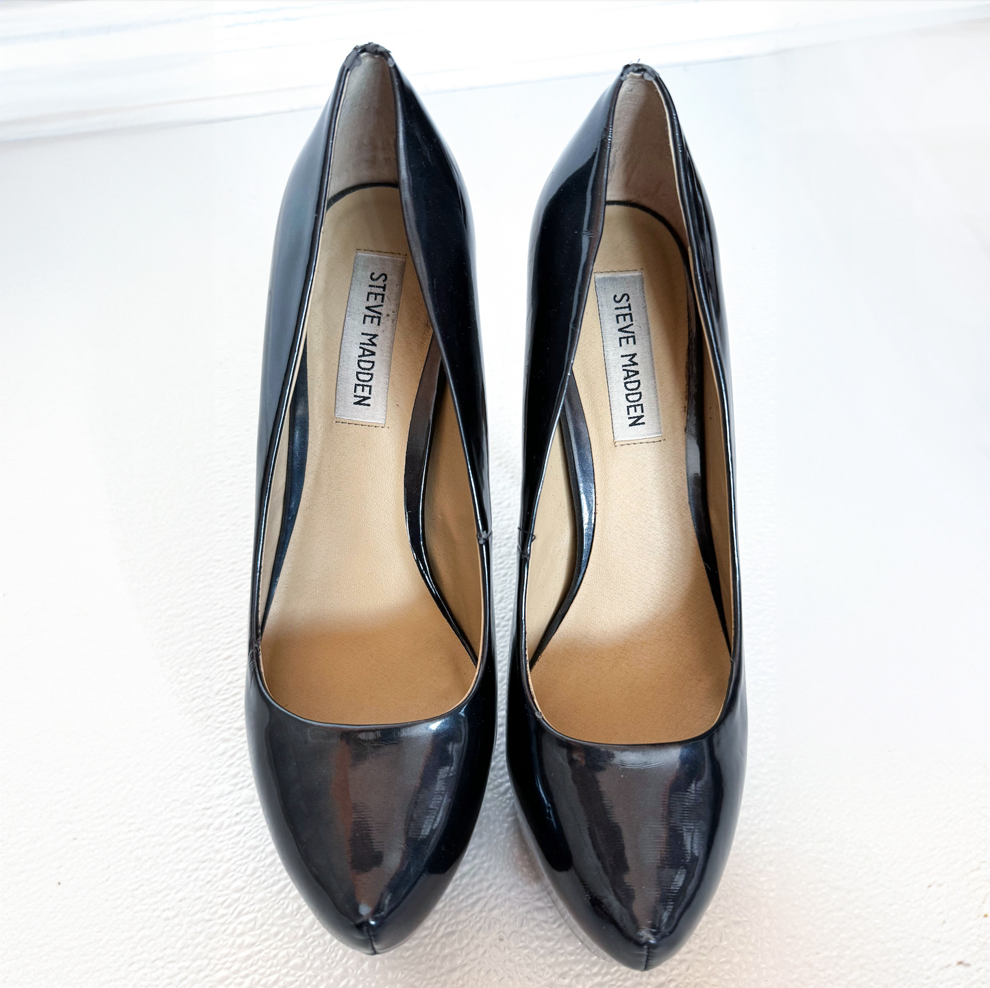 Steve Madden Black Platform Stiletto Heels