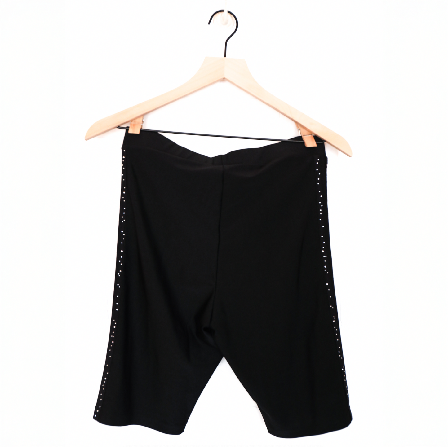 Adidas Black Embellished Biker Shorts