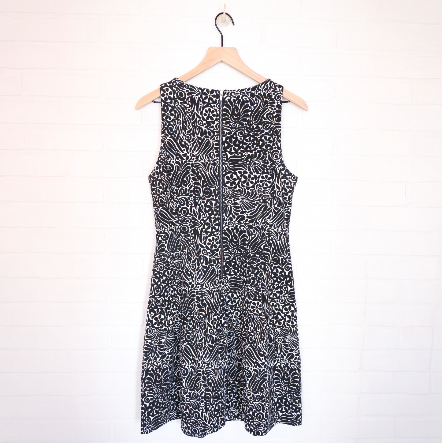 Marimekko X Banana Republic Black & White Print Dress