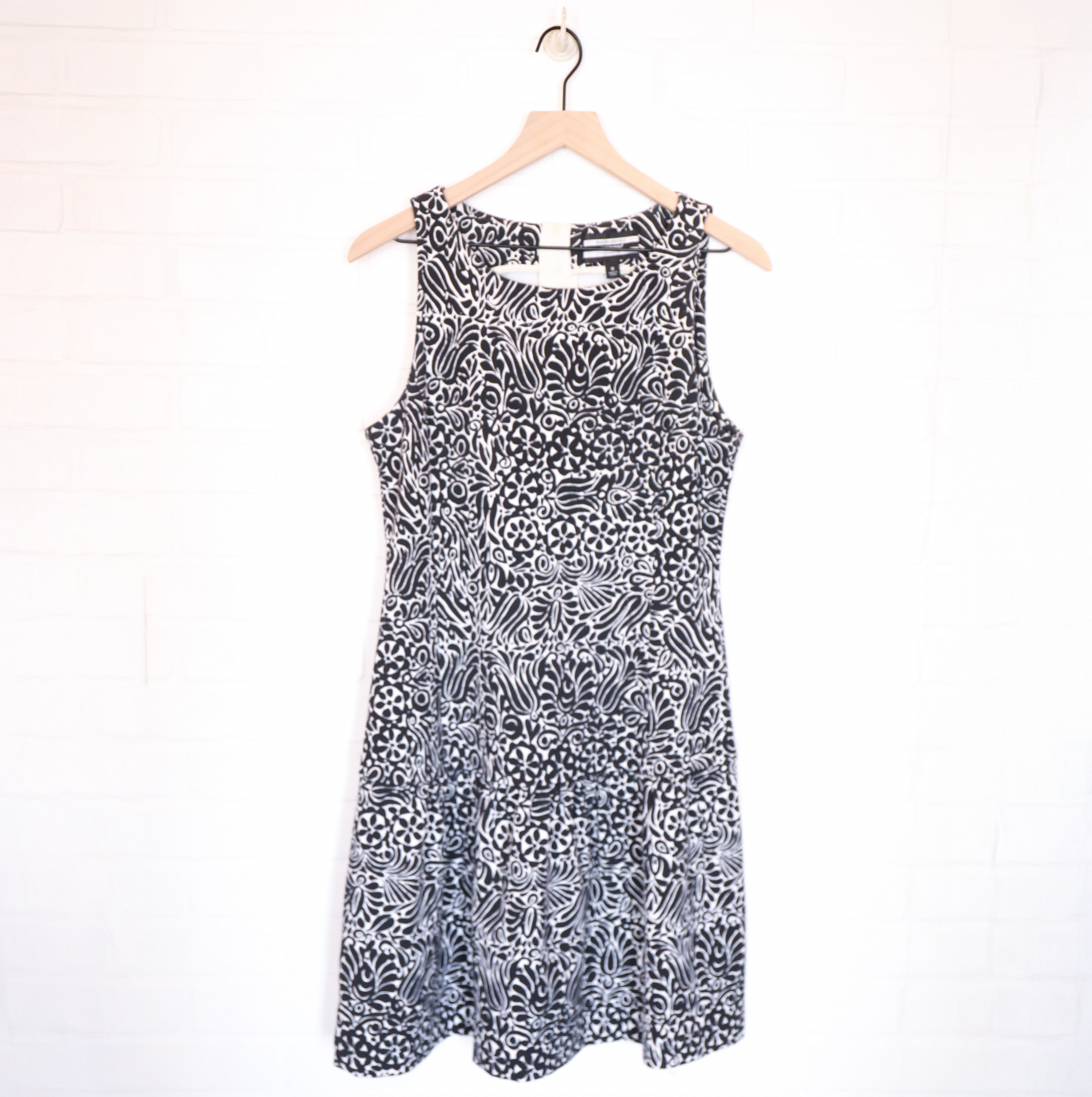 Marimekko X Banana Republic Black & White Print Dress