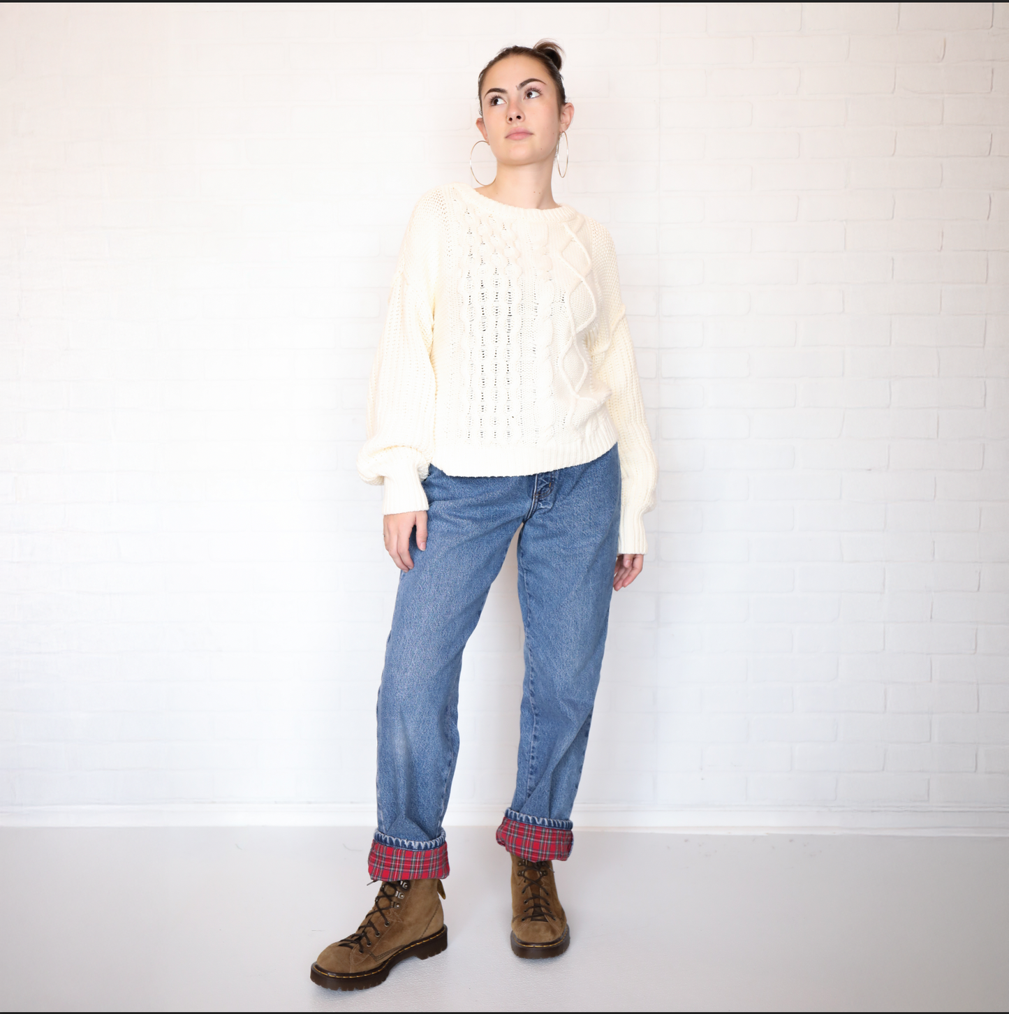 Vintage LL Bean Flannel Lined Relaxed Fit Jeans