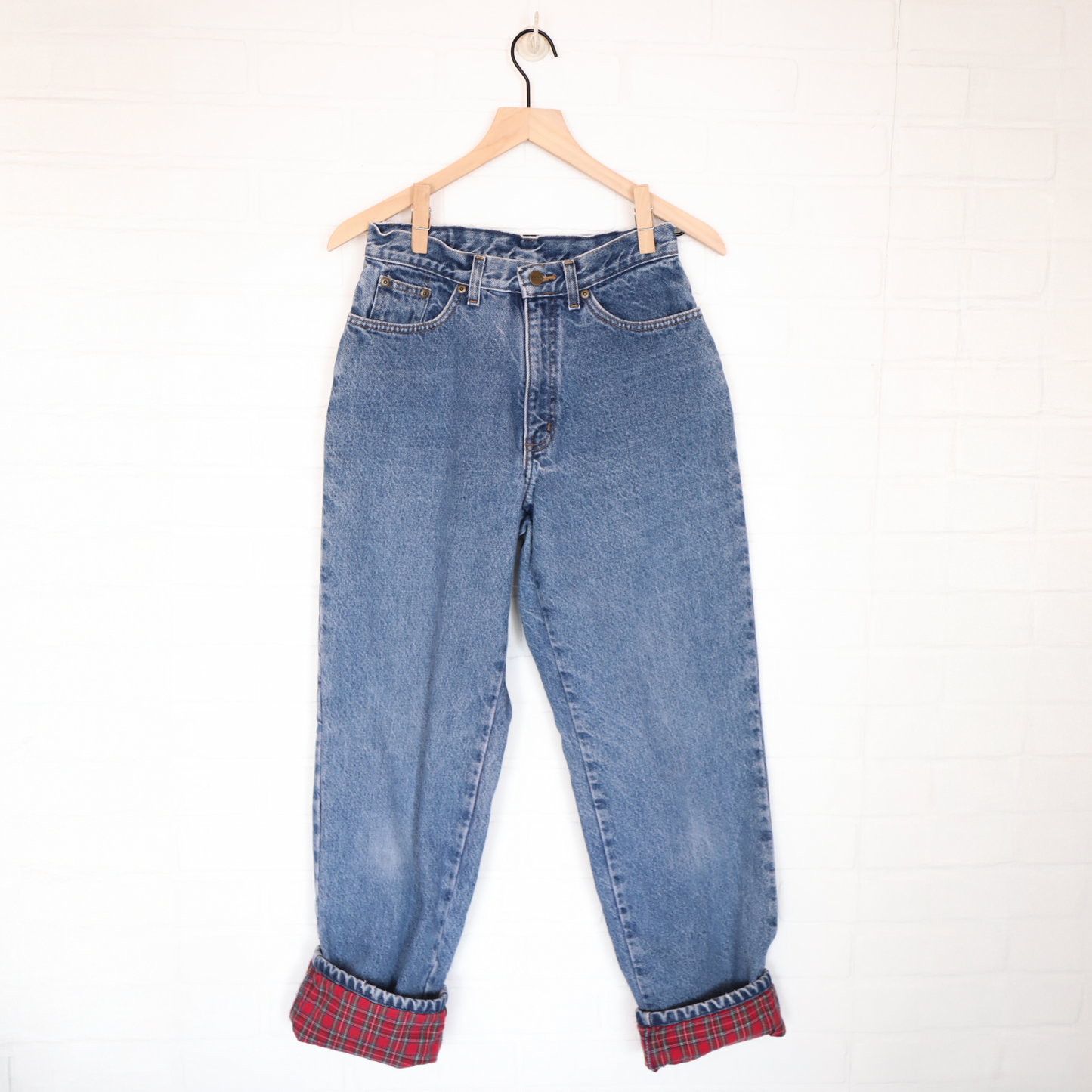 Vintage LL Bean Flannel Lined Relaxed Fit Jeans