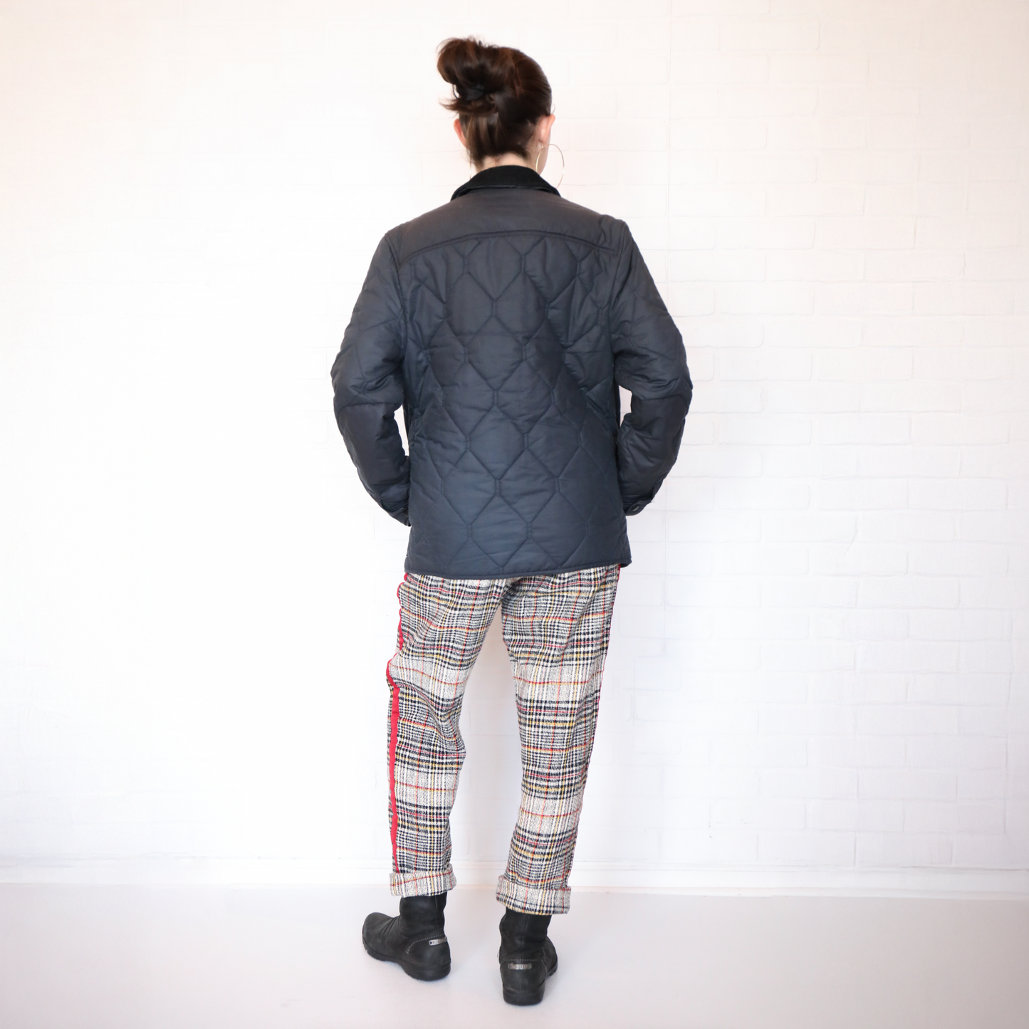 Allsaints Spitafields Quilted Full Button Barn Jacket