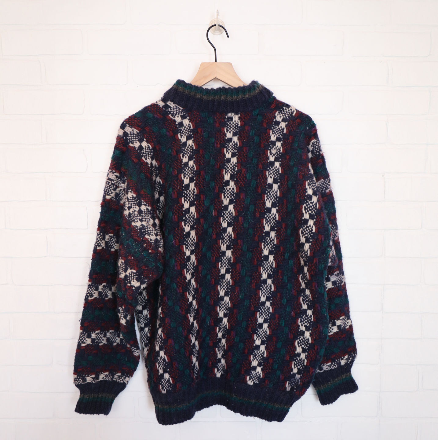 World Class, Inc Vintage Full Button Wool Oversized Sweater