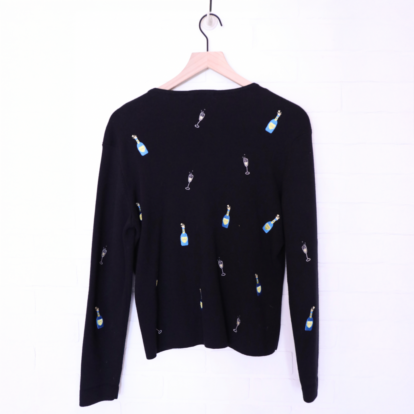 Alexandra Bartlett Vintage Champagne Cardigan Sweater