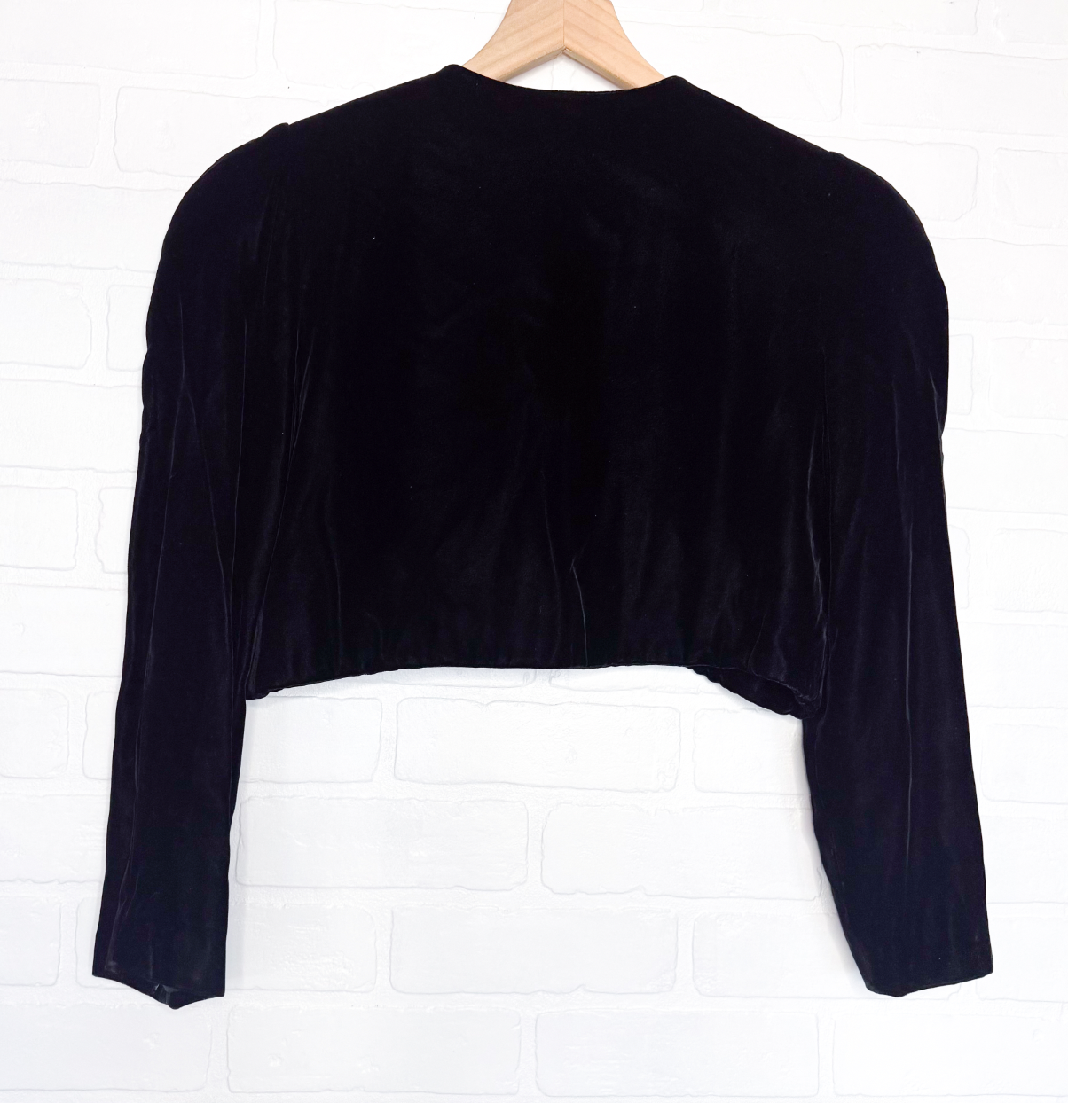 Vintage Anthony Muto for Moroci Black Velvet Bolero Jacket