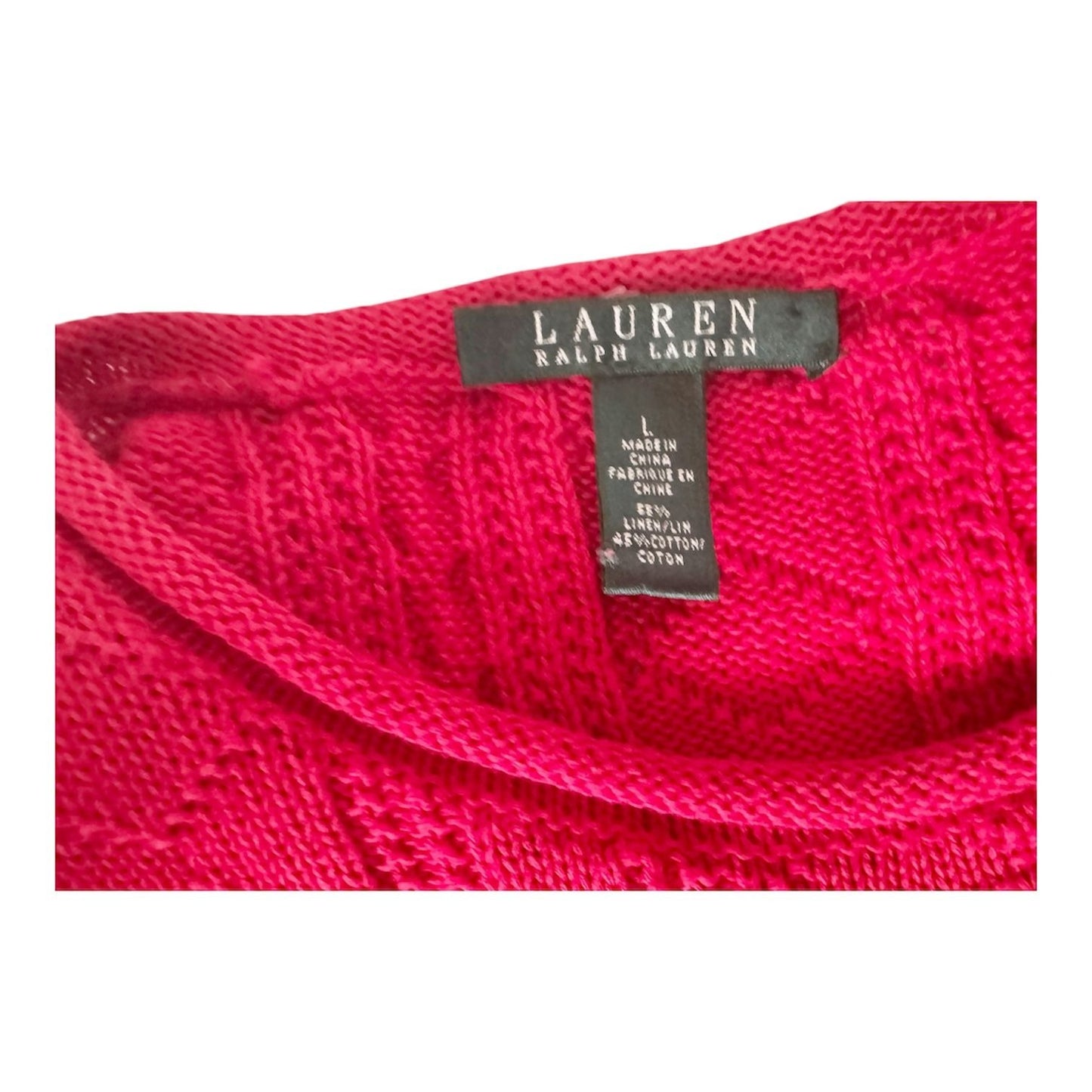 Vintage Lauren Ralph Lauren Red Nautical Themed Sweater Vest 90s