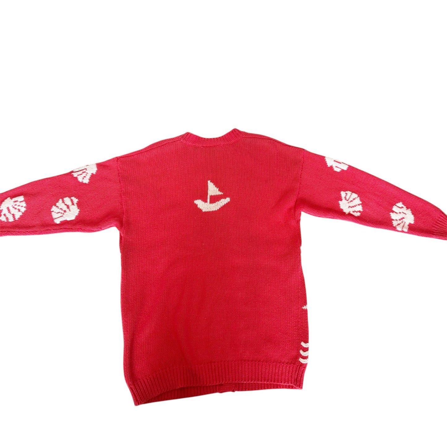 Vintage Best American Clothing Co. Nautical Themed Cardigan Sweater