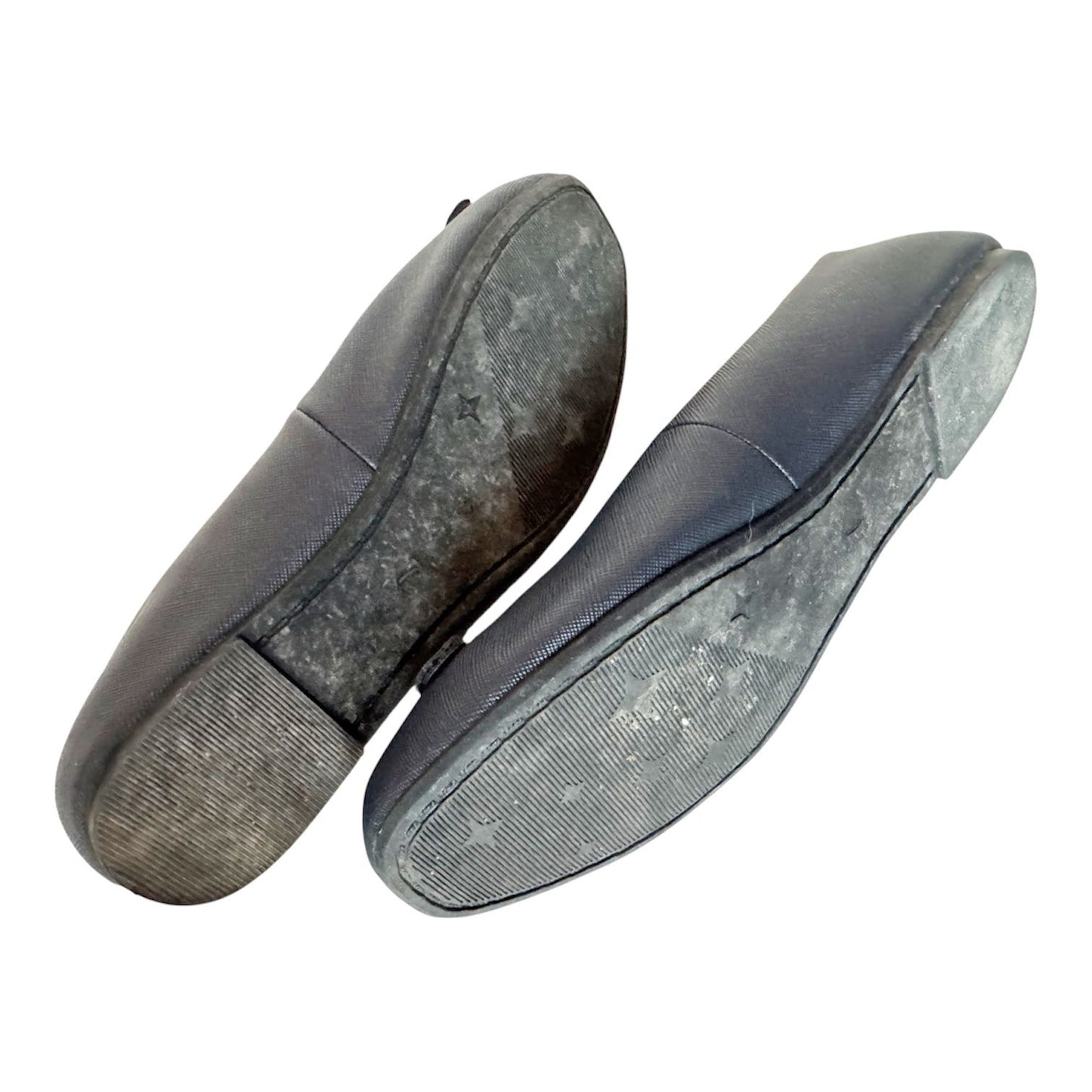 Nautica Pembina Faux Leather Navy Blue Ballet Flats