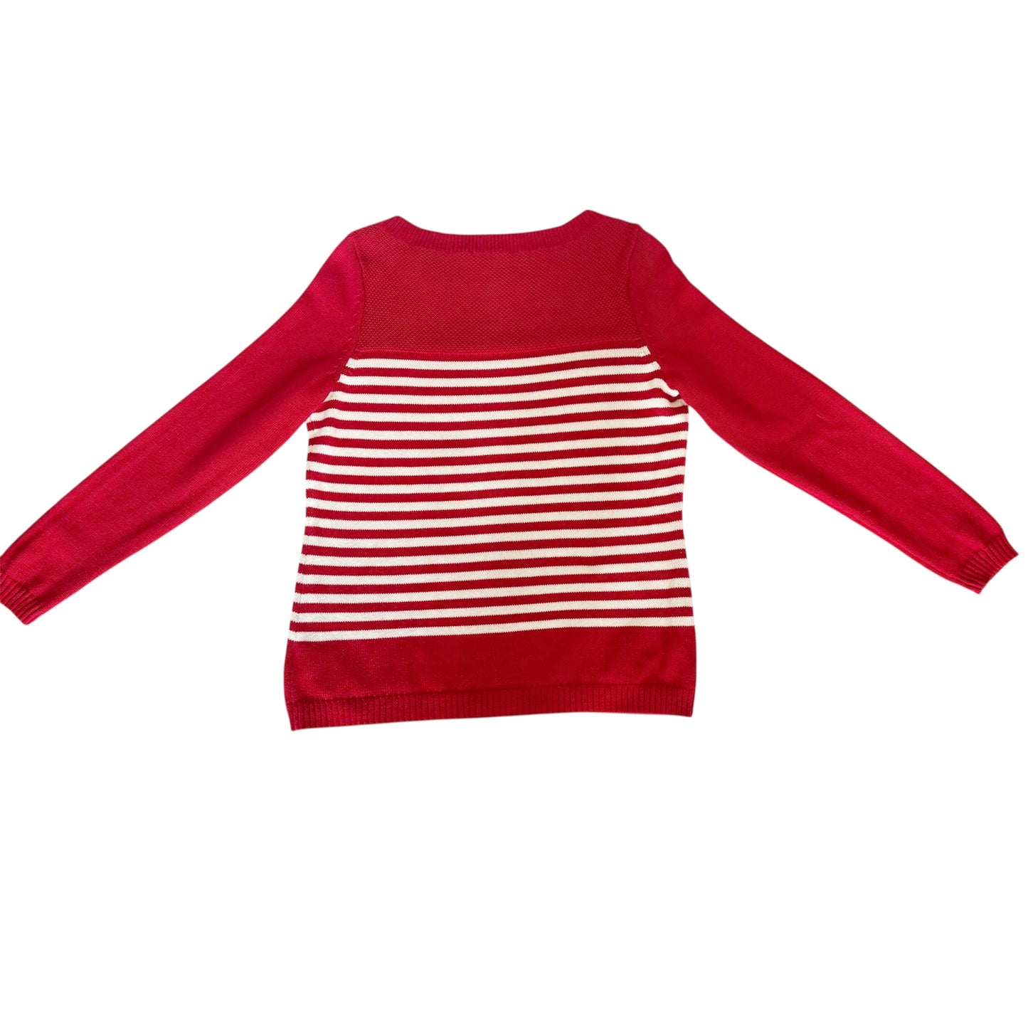 Talbots Boat Neck Nautical Themed Sweater