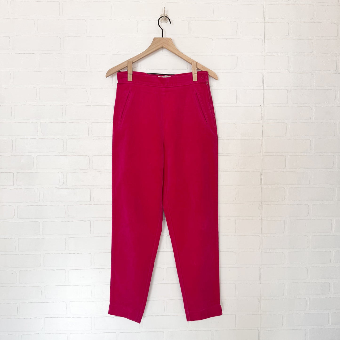 Vintage United Colors of Benetton Pink Velvet Pants
