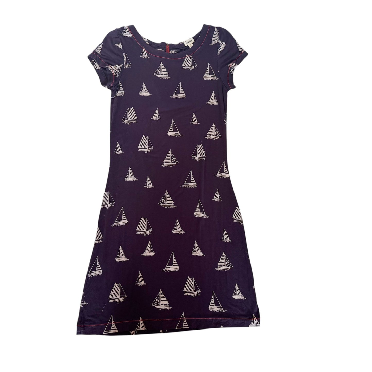 Hatley Navy Blue Nautical Sailboat T Shirt Dress