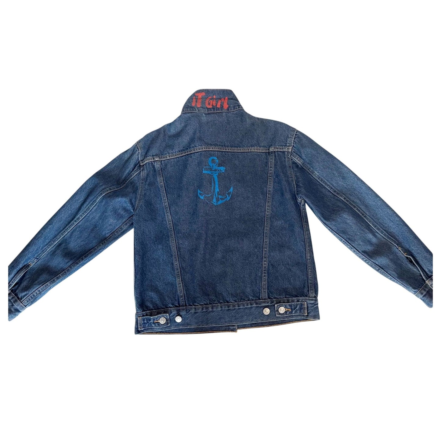 Levi's Custom Hand Painted Classic Trucker Denim Jacket